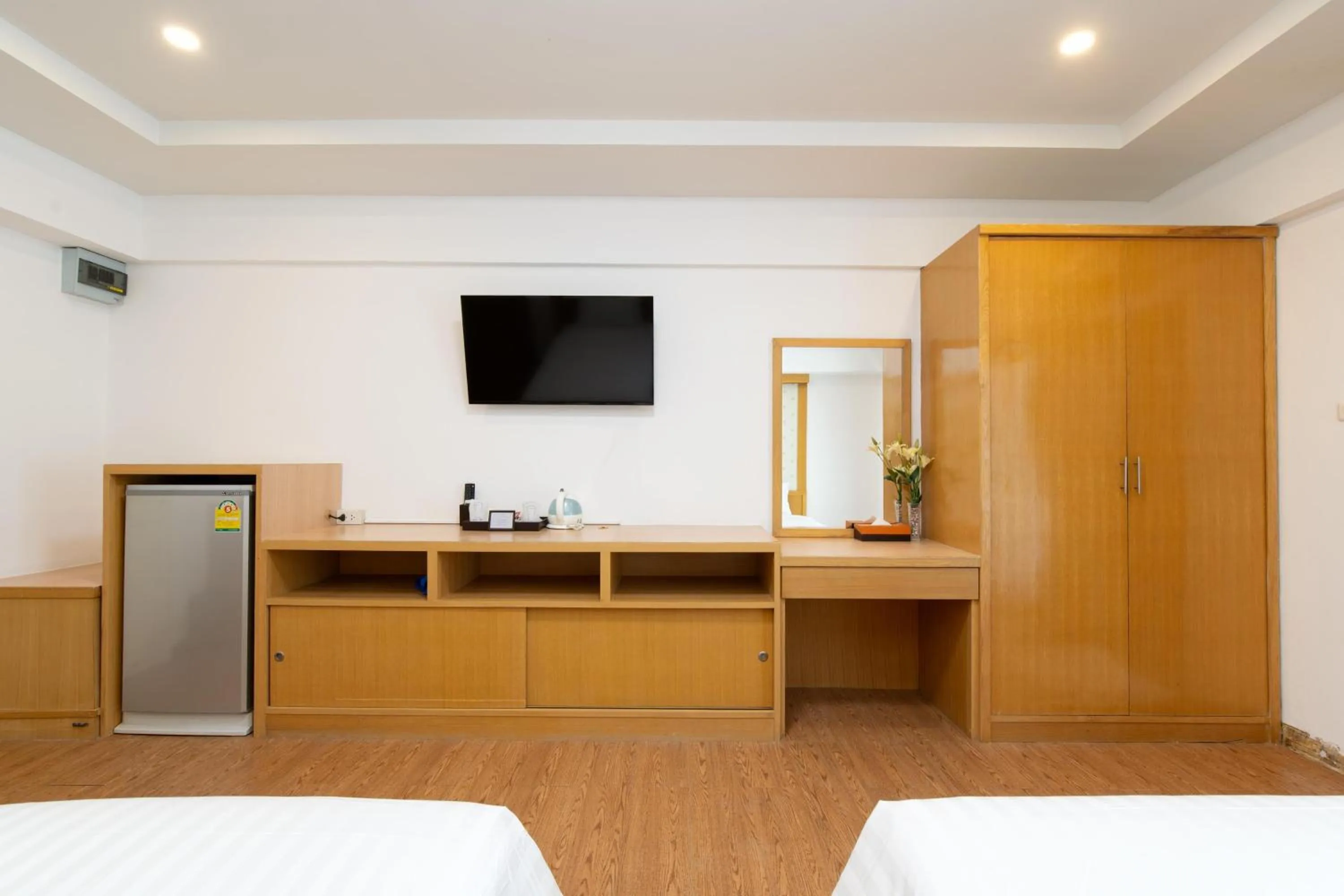 TV and multimedia, Bed in P-Park Hotel Bangkok