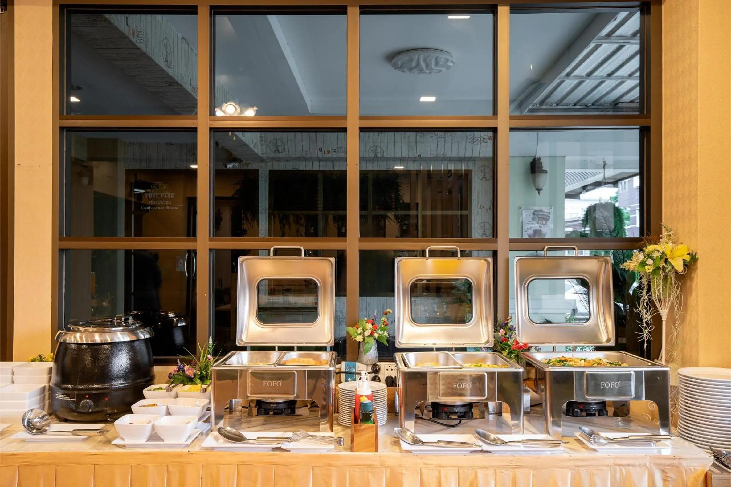 Breakfast in P-Park Hotel Bangkok