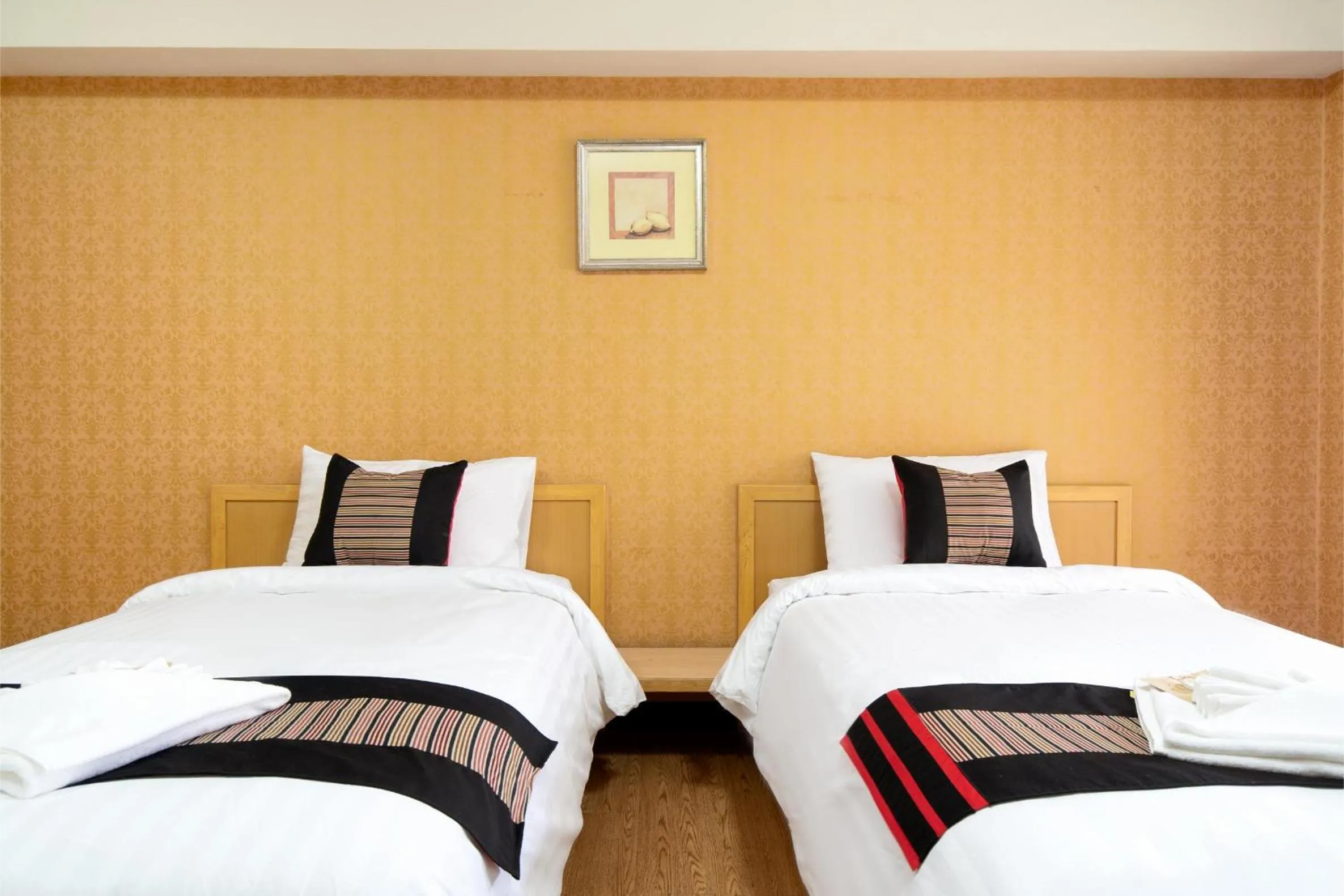 Bed in P-Park Hotel Bangkok