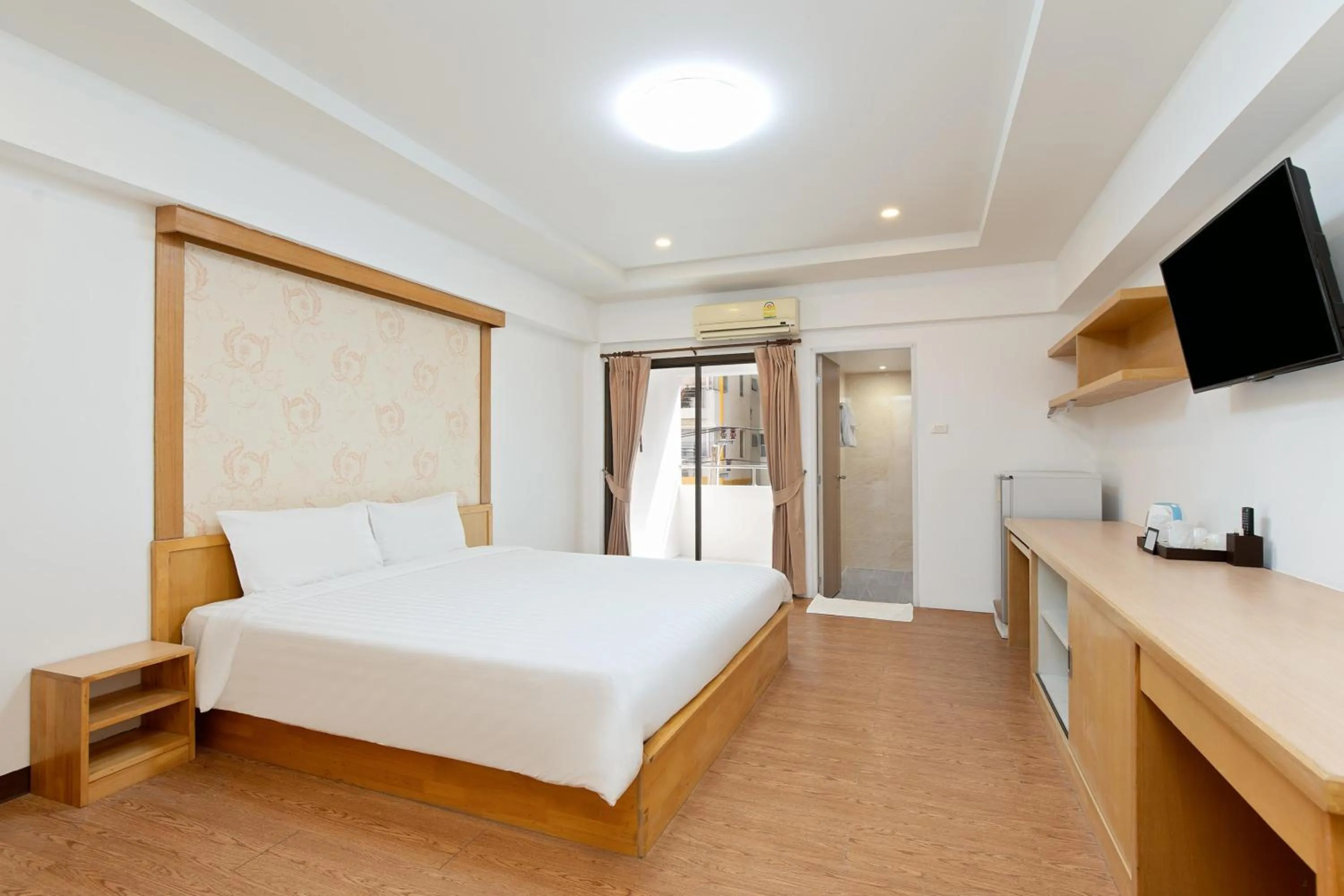 Bed in P-Park Hotel Bangkok