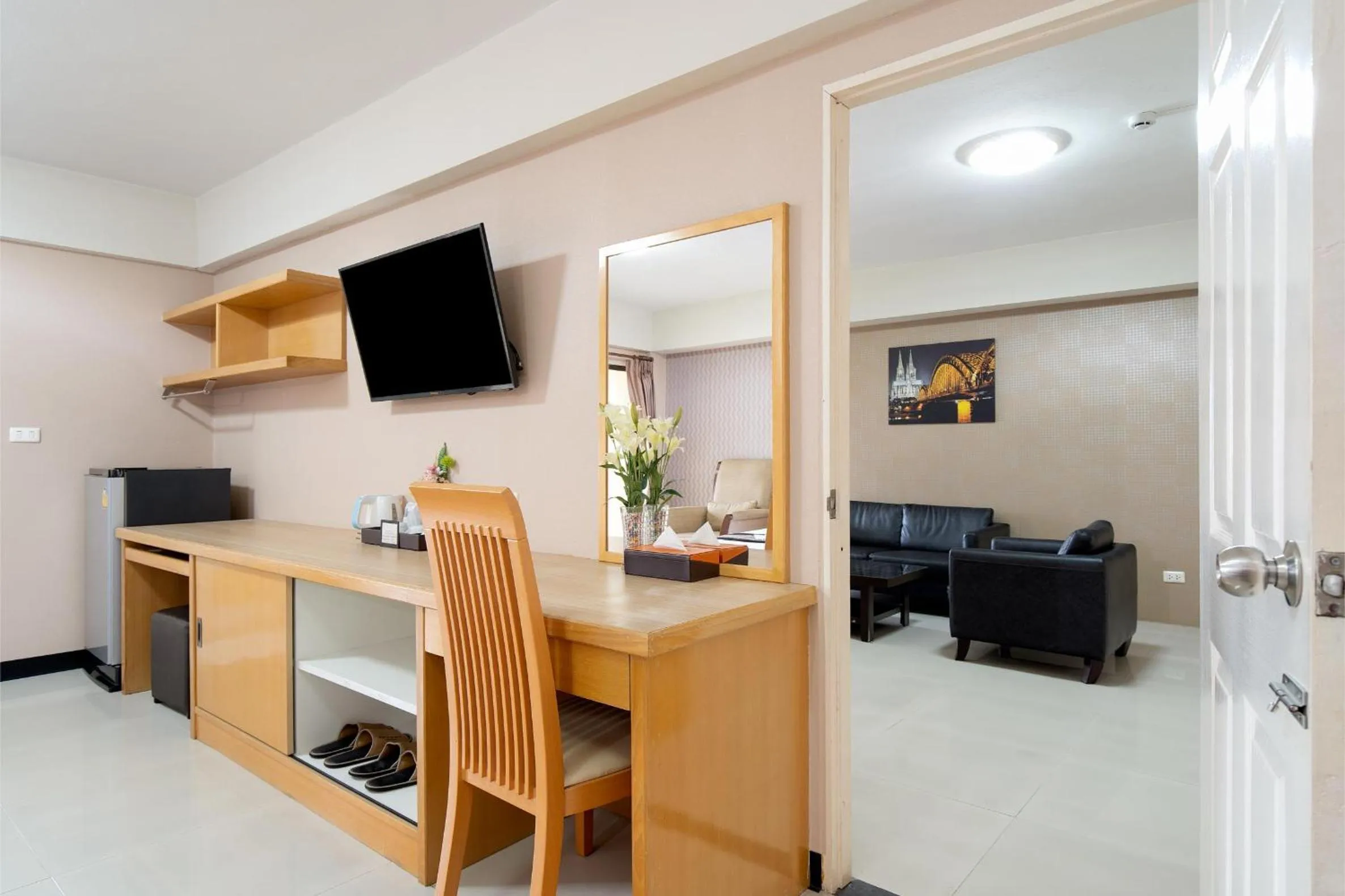 Living room in P-Park Hotel Bangkok