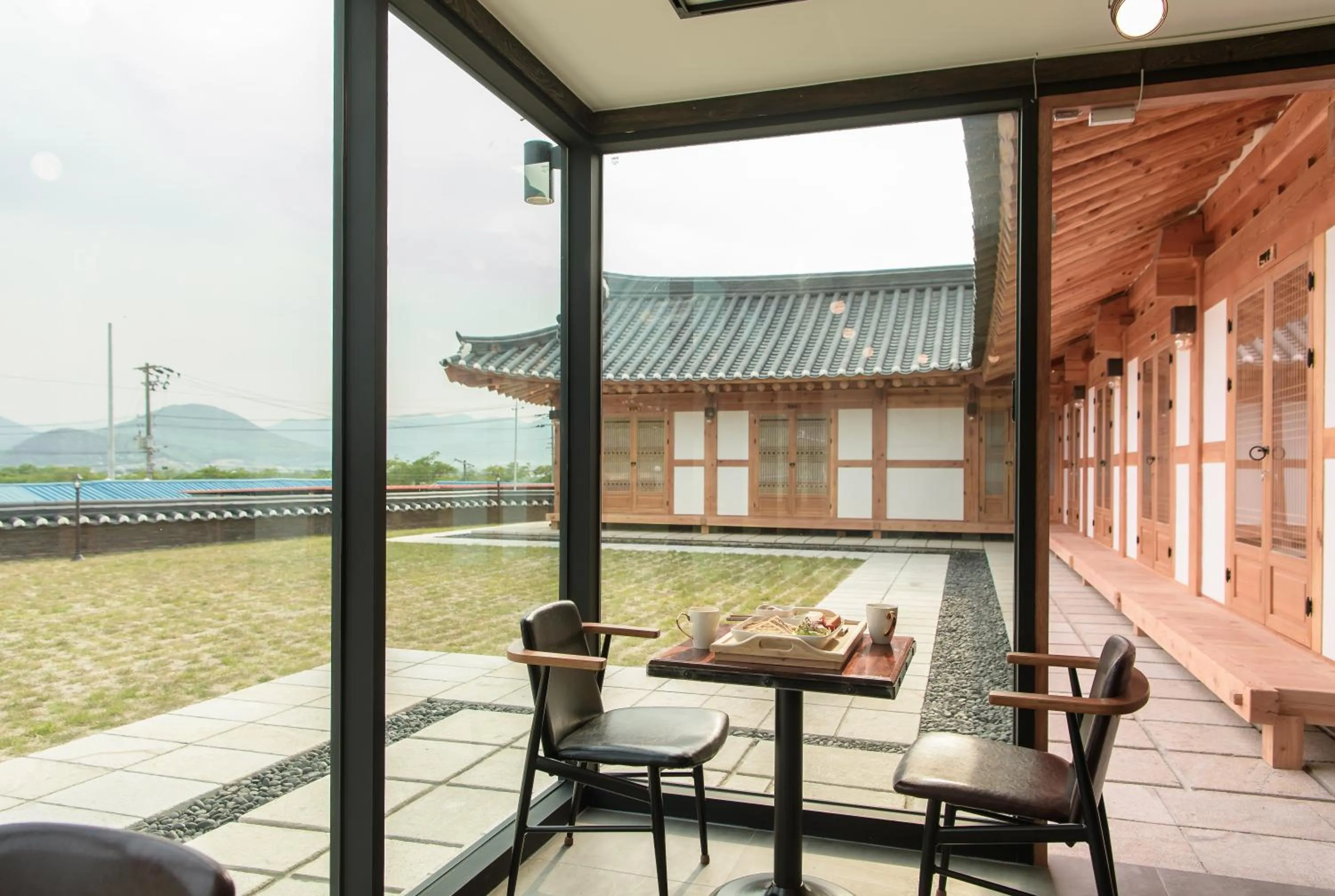 View (from property/room) in Gyeongju Hwarangroo