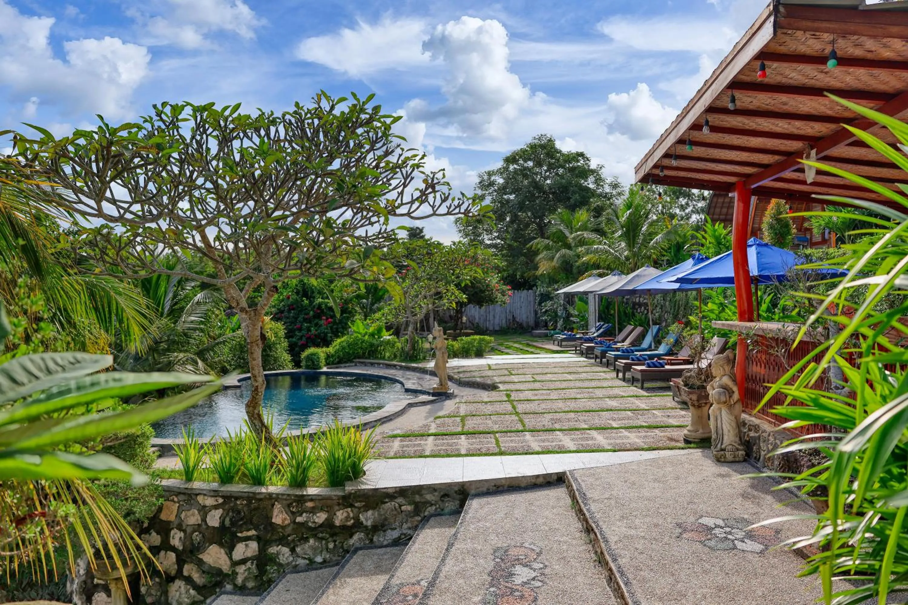 Swimming pool in Bagia Bungalows