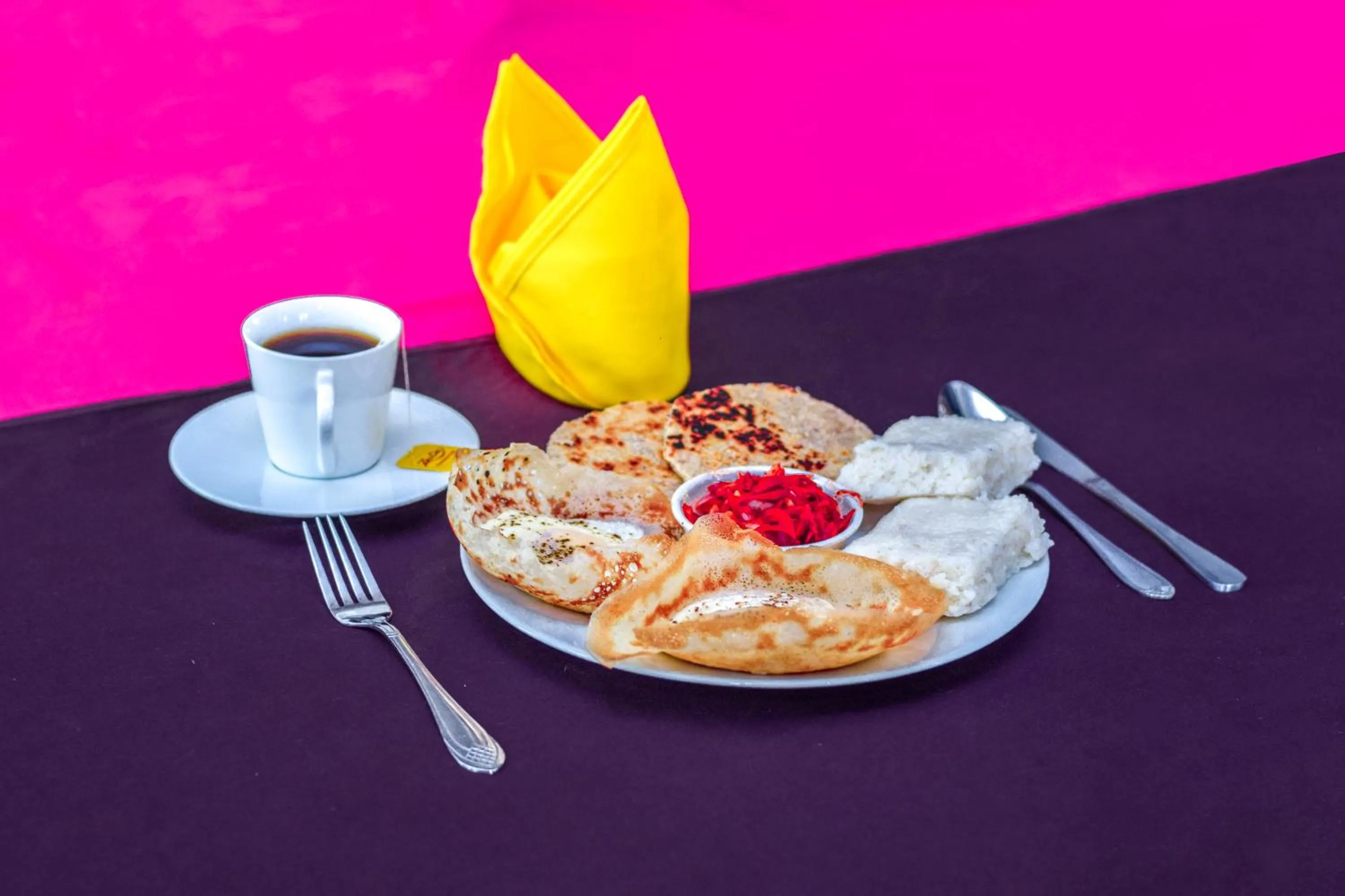 Asian breakfast in Lion Resort