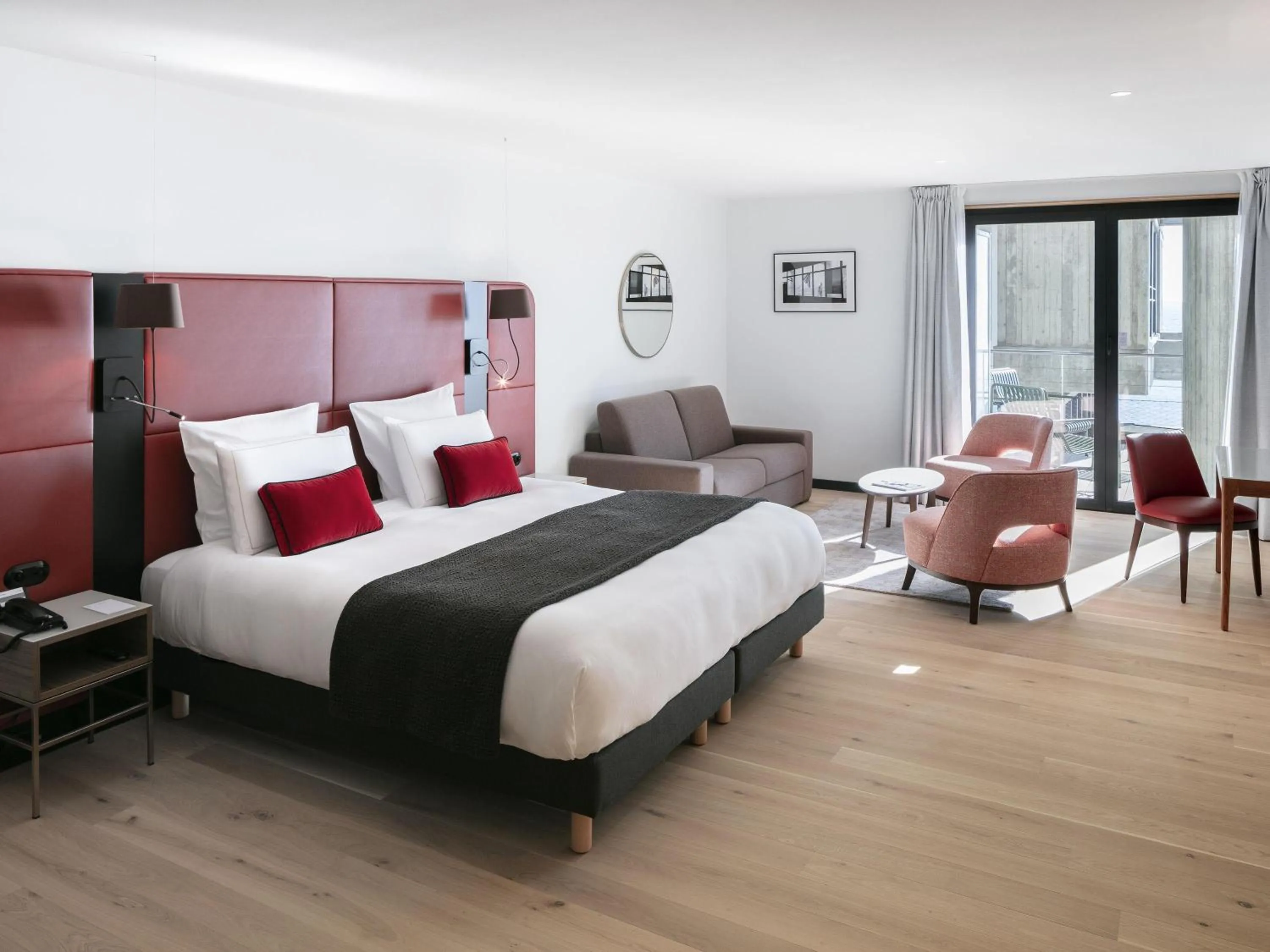 Bedroom, Bed in Sainte-Barbe Hotel & Spa Le Conquet - MGallery Collection