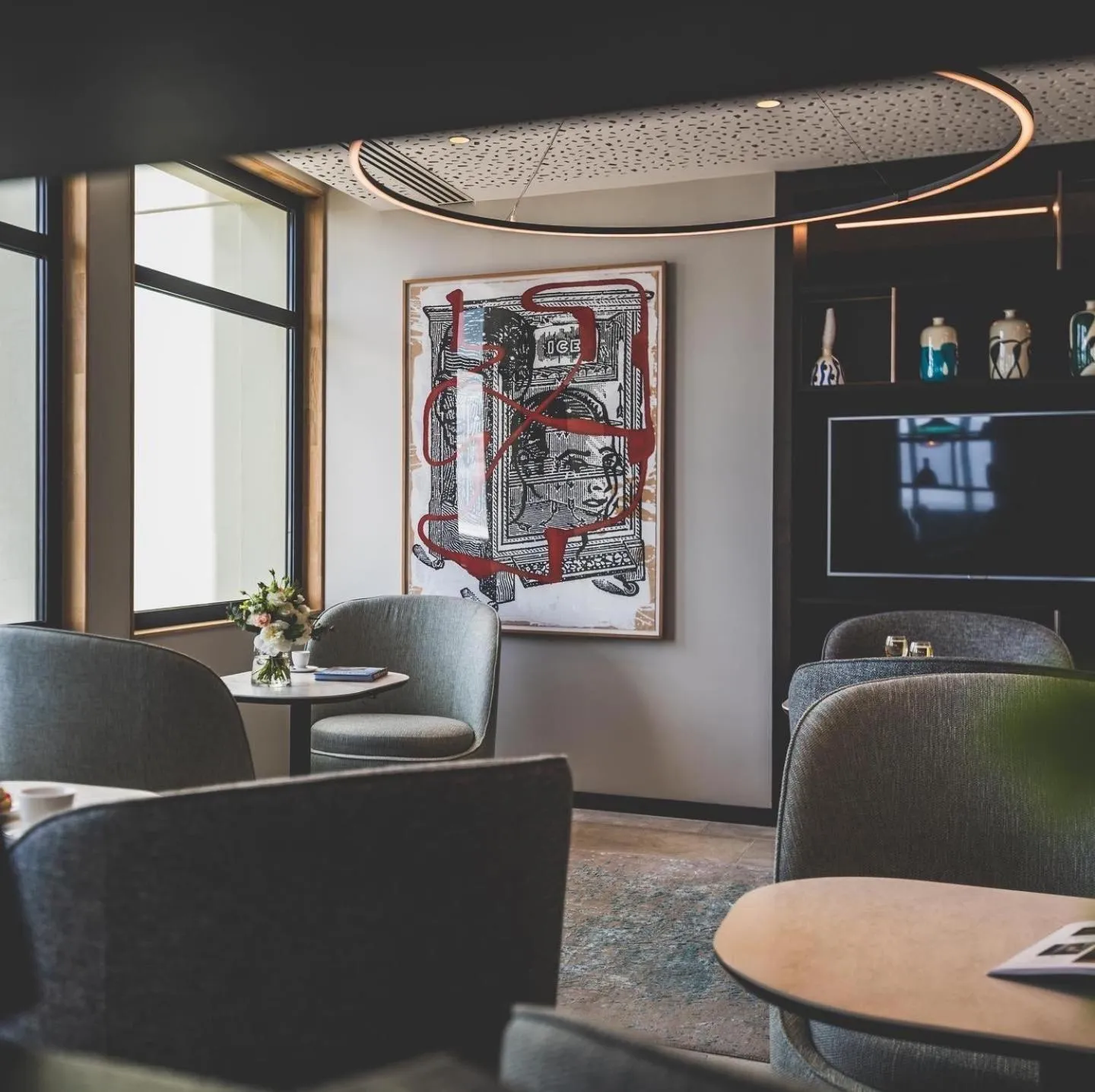 Library in Sainte-Barbe Hotel & Spa Le Conquet - MGallery Collection