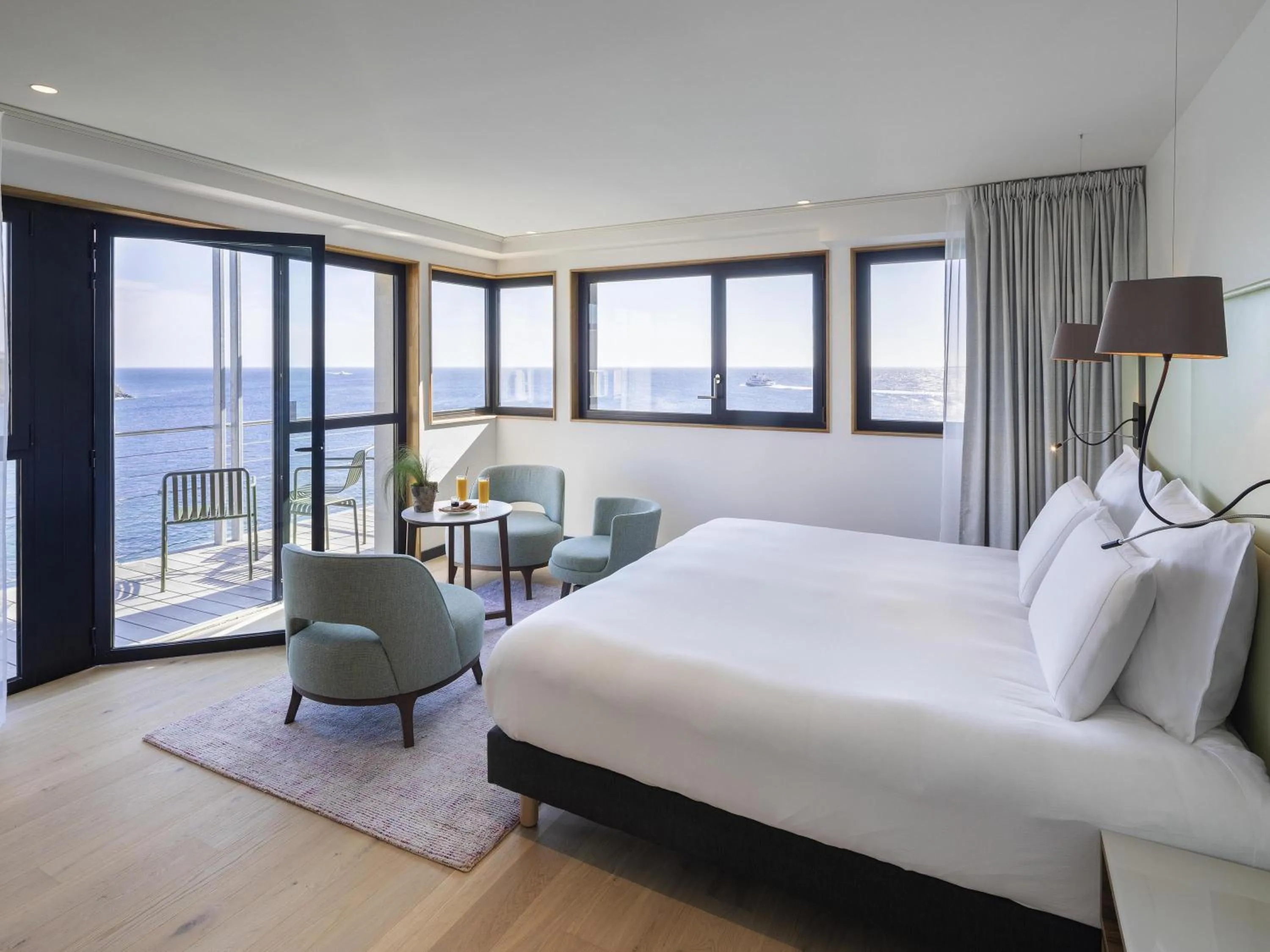 Bedroom, Bed in Sainte-Barbe Hotel & Spa Le Conquet - MGallery Collection