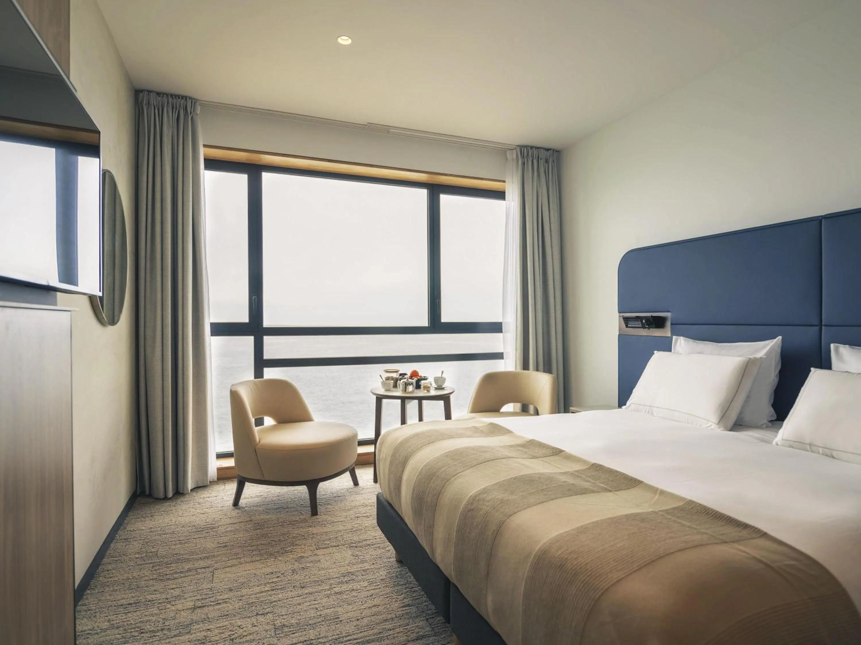 Bedroom, Bed in Sainte-Barbe Hotel & Spa Le Conquet - MGallery Collection