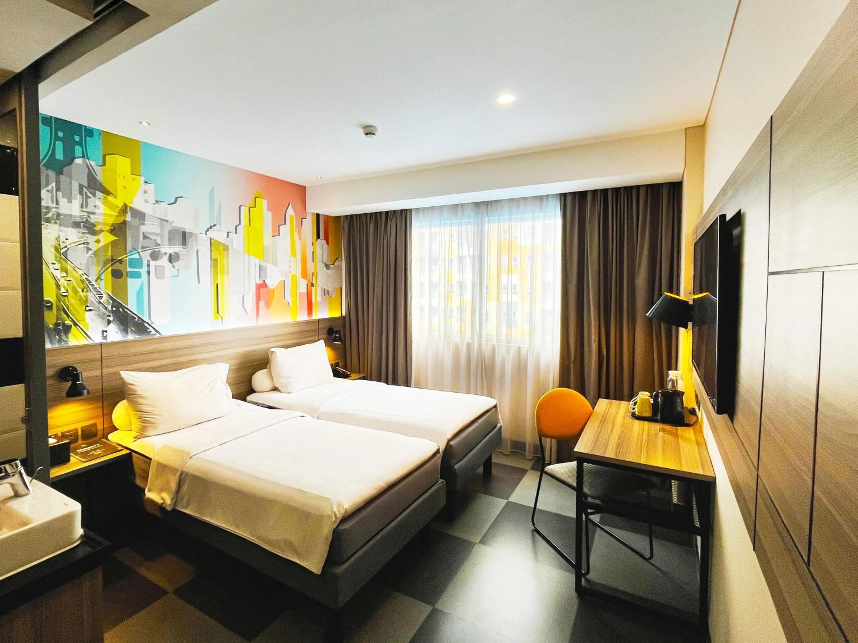 Bed in ibis Styles Bekasi Jatibening