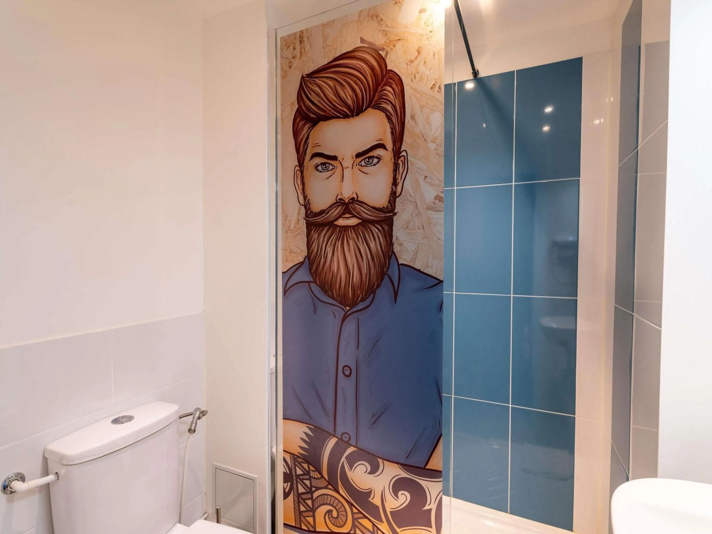 Bedroom in greet Hotel Bordeaux Aeroport