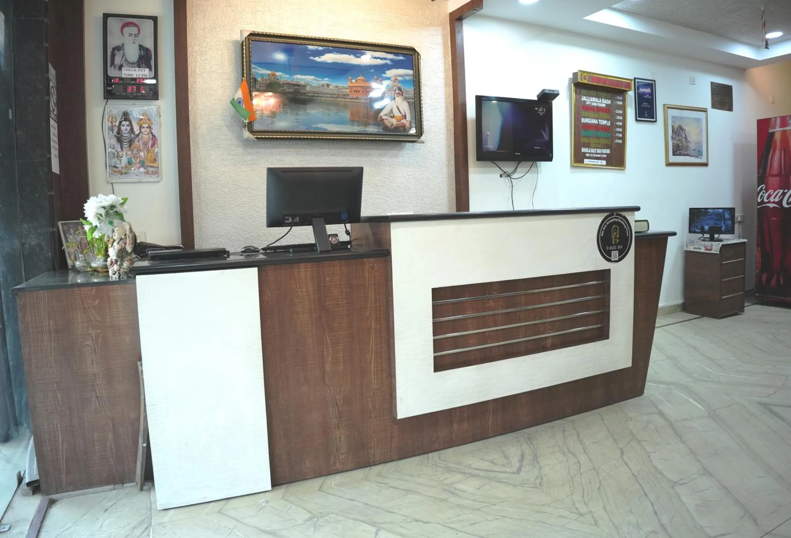 Lobby or reception in Hotel Holiday Comfort - 800 mts from Jallianwala Bagh