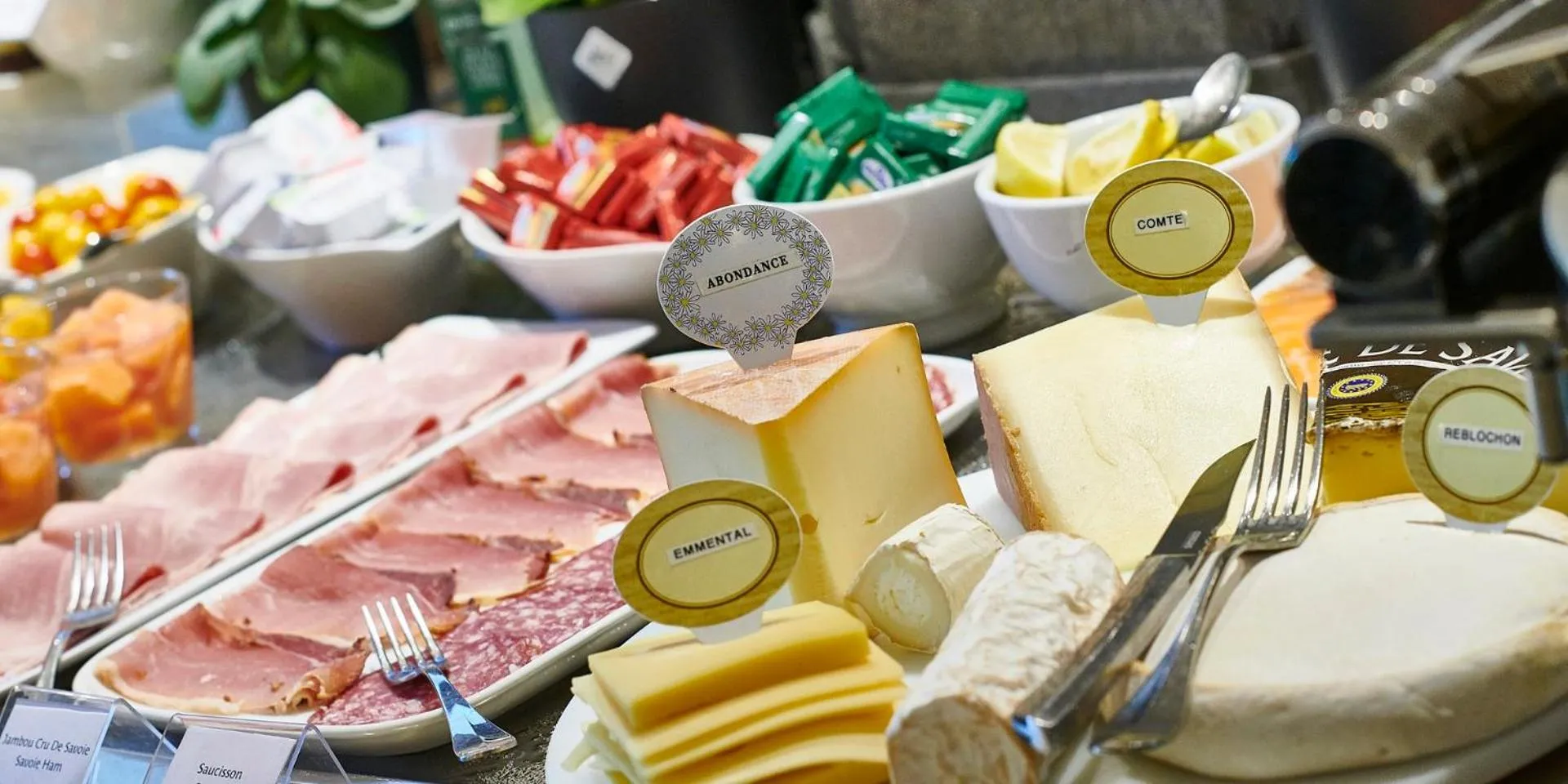 Buffet breakfast in Best Western Plus Hotel Carlton Annecy