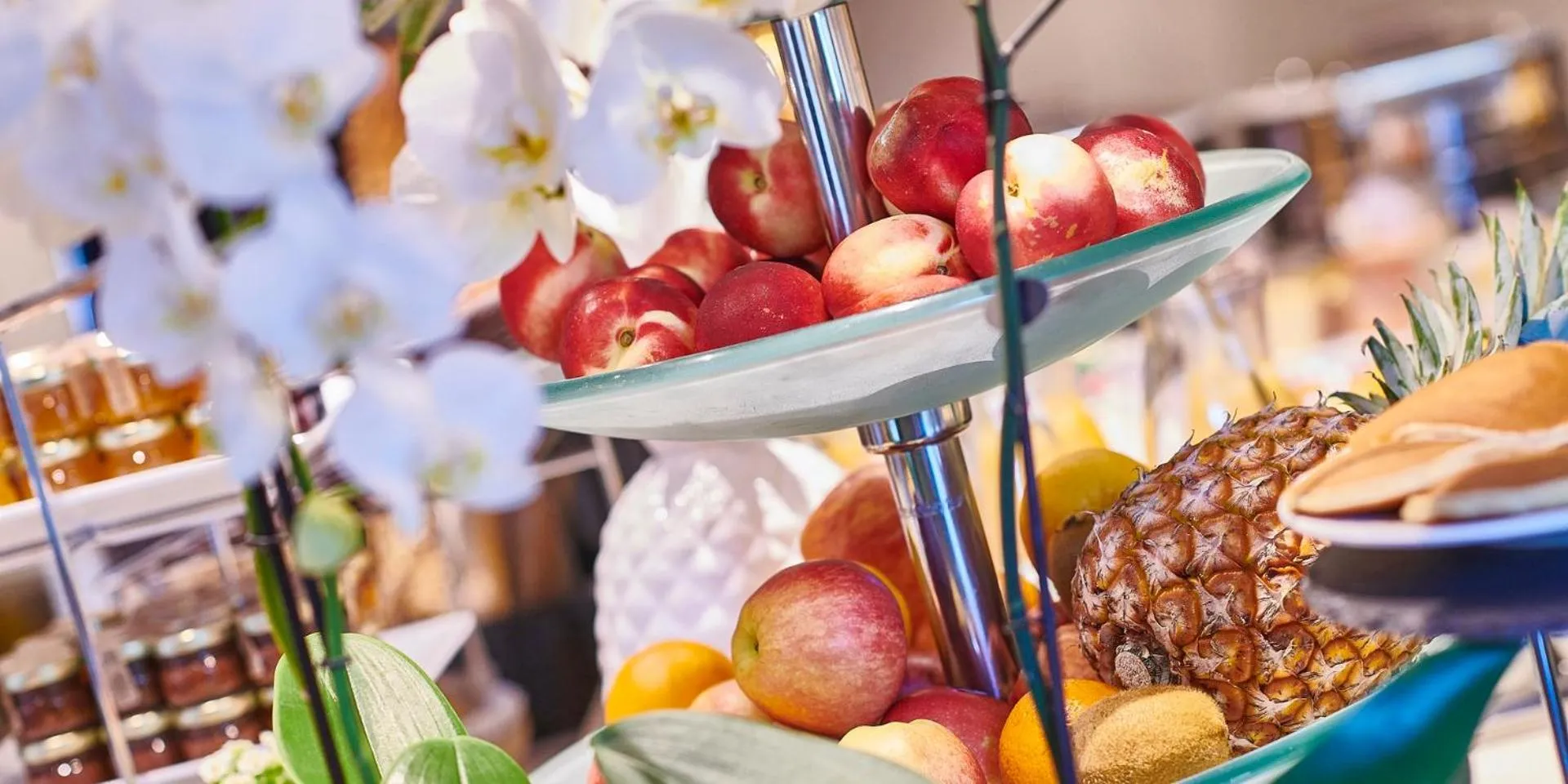 Buffet breakfast in Best Western Plus Hotel Carlton Annecy