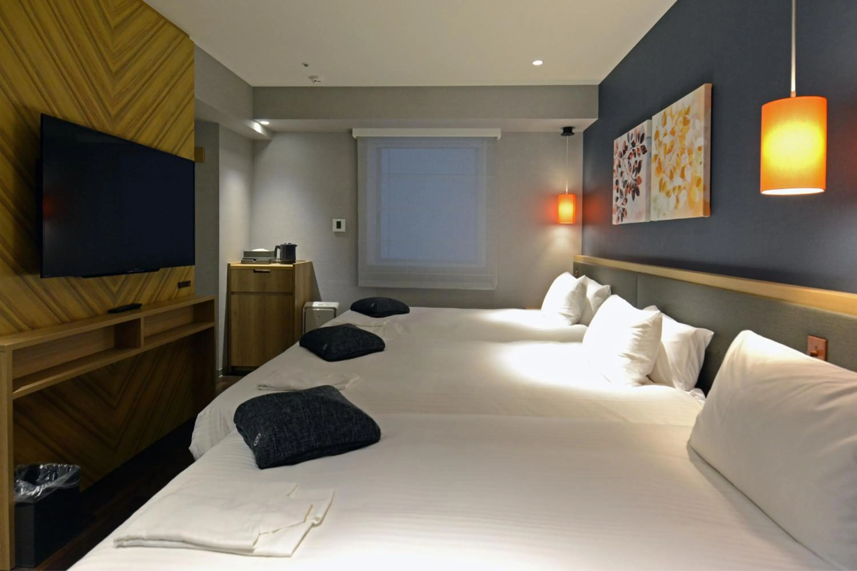 Bed in Hotel Forza Osaka Kitahama