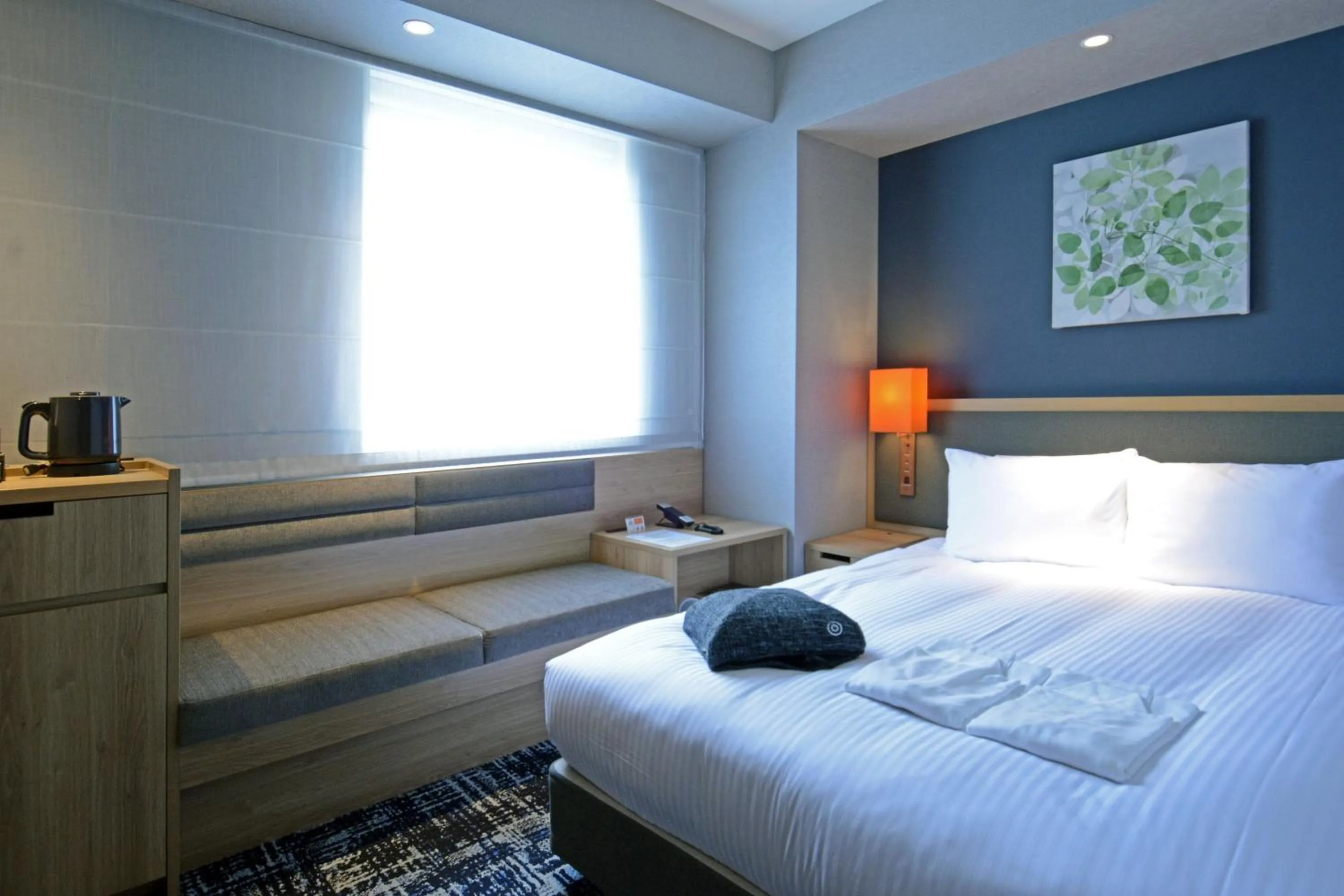 Bed in Hotel Forza Osaka Kitahama