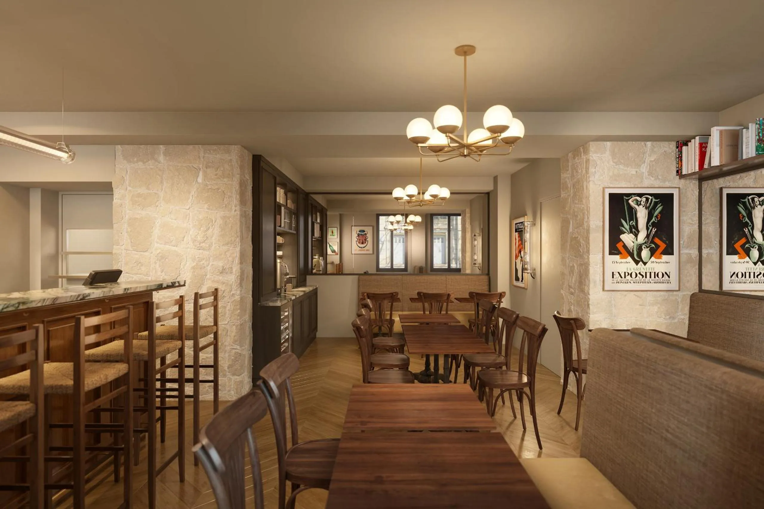 Restaurant/places to eat in Hôtel Beaurepaire