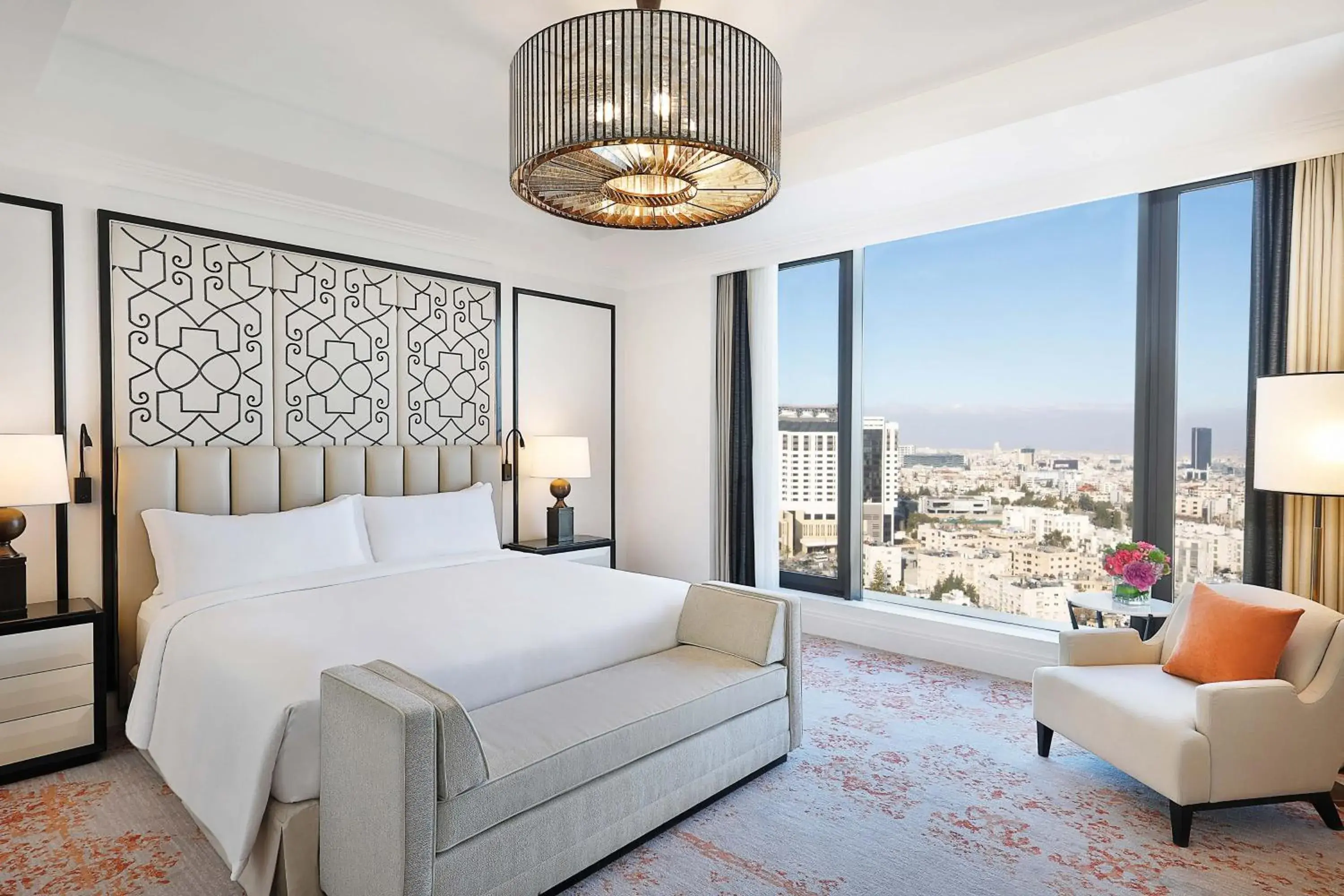Caroline Astor Suite, 1 Bedroom Suite, 1 King, Skyline view in The St. Regis Amman Caroline Astor Suite, 1 Bedroom Suite, 1 King, Skyline view in The St. Regis Amman