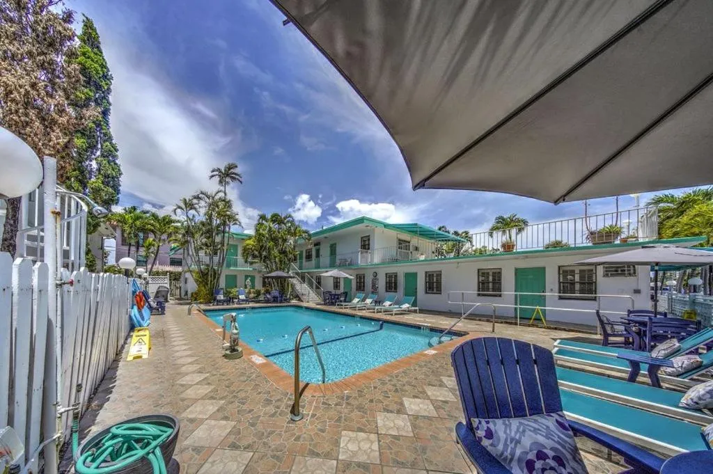 Swimming pool in Sea Garden by the Sea