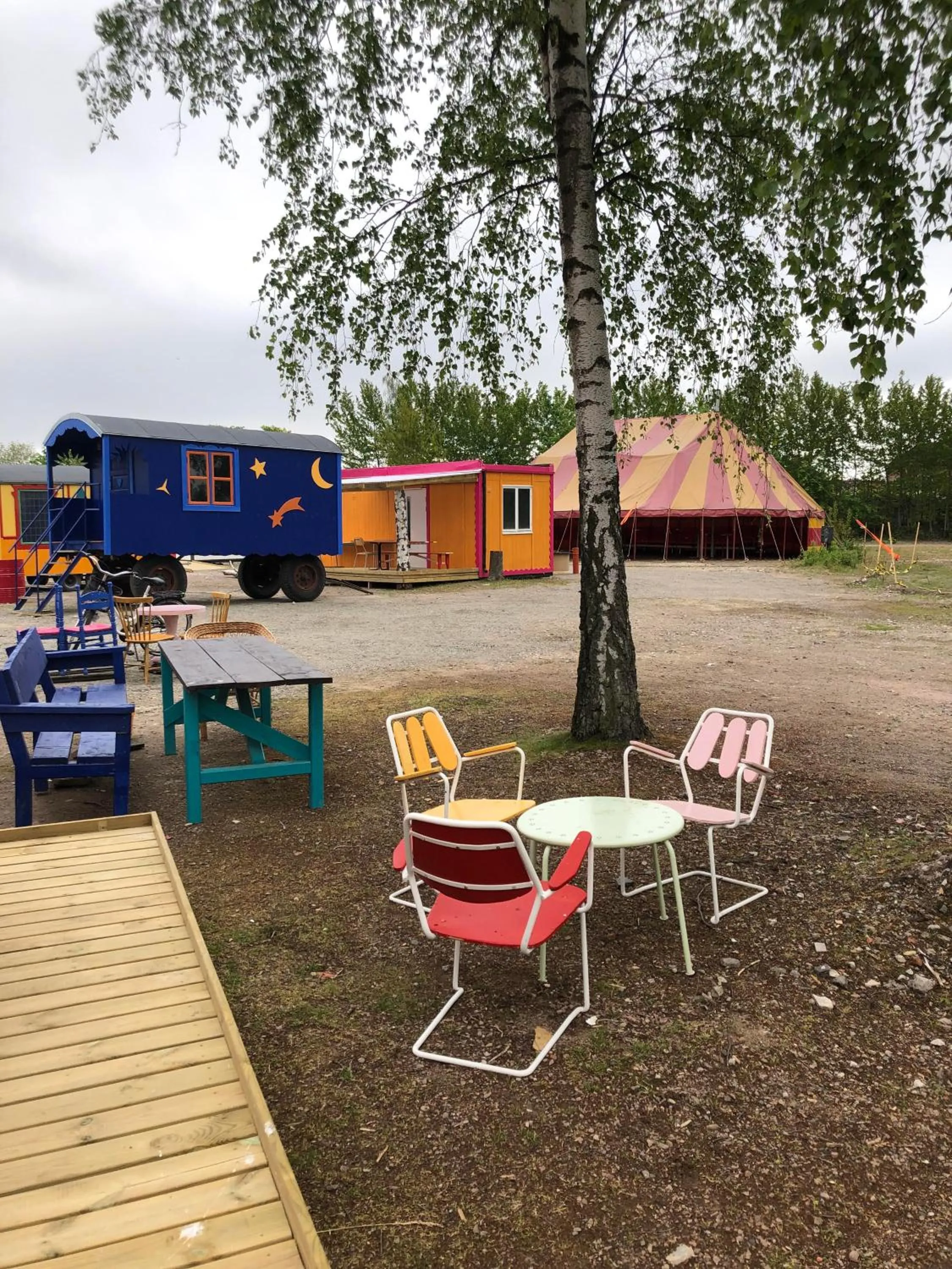 Patio in Grand Circus Hotel