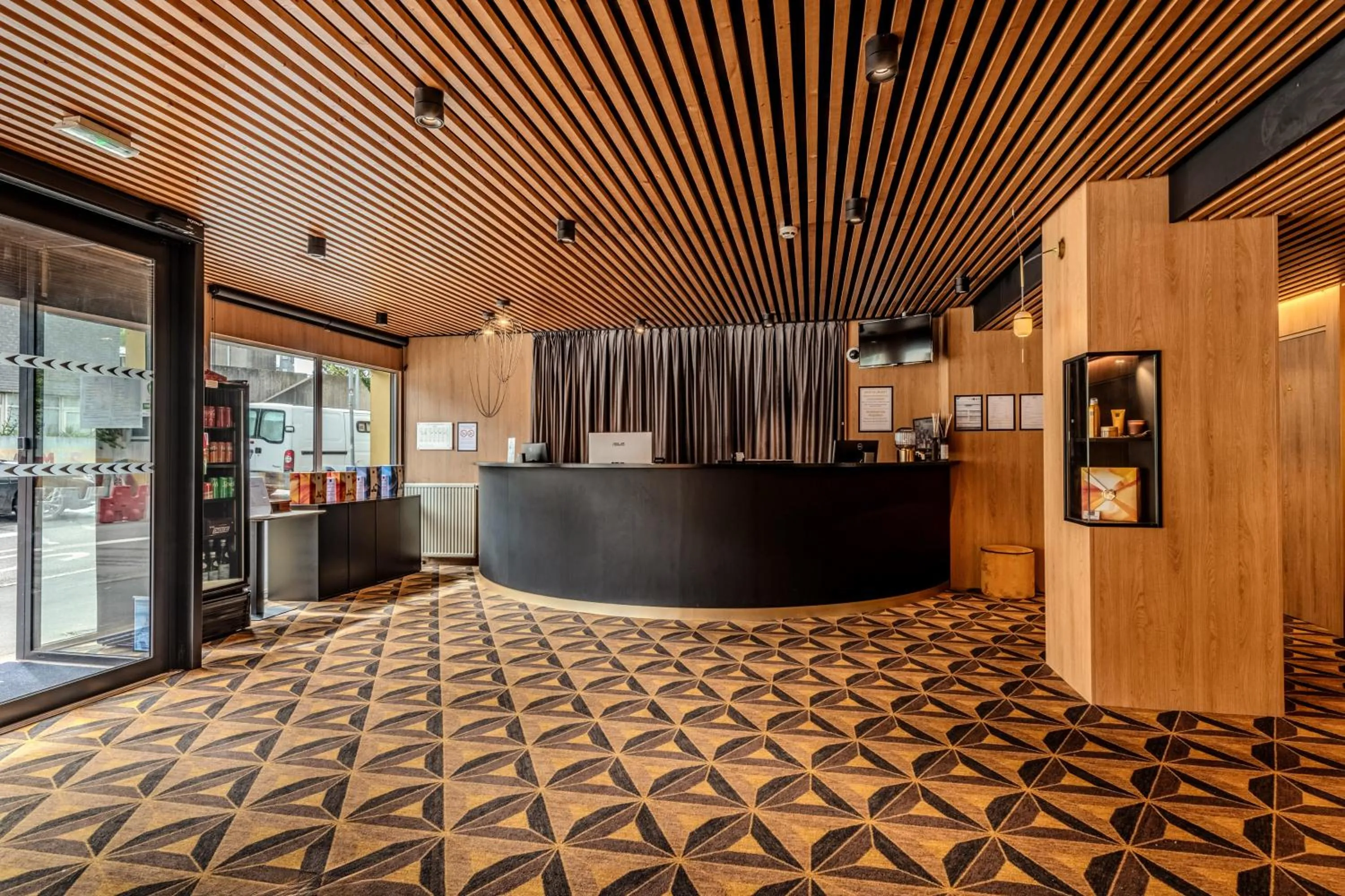 Lobby or reception in Logis Hotel Center