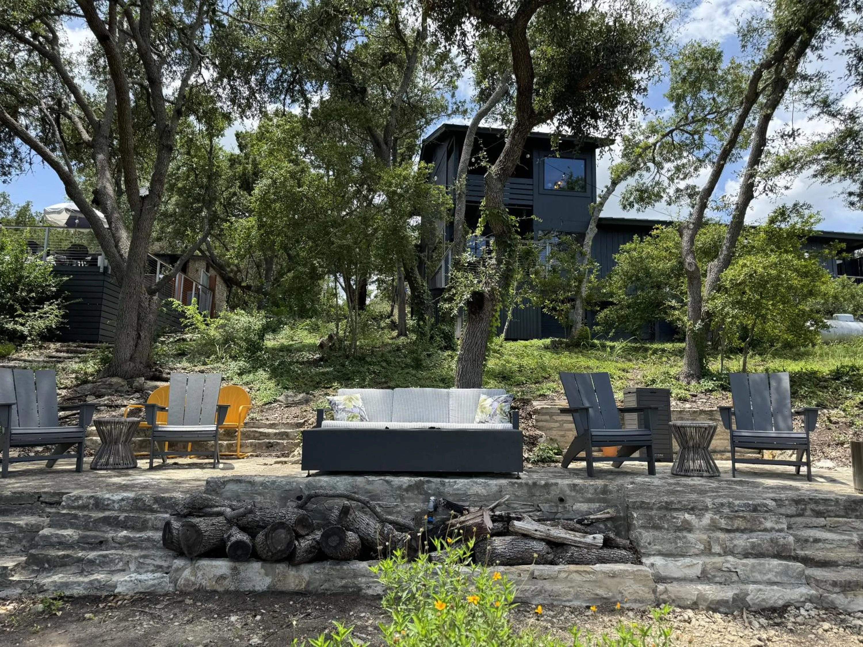 fireplace in The Bygone