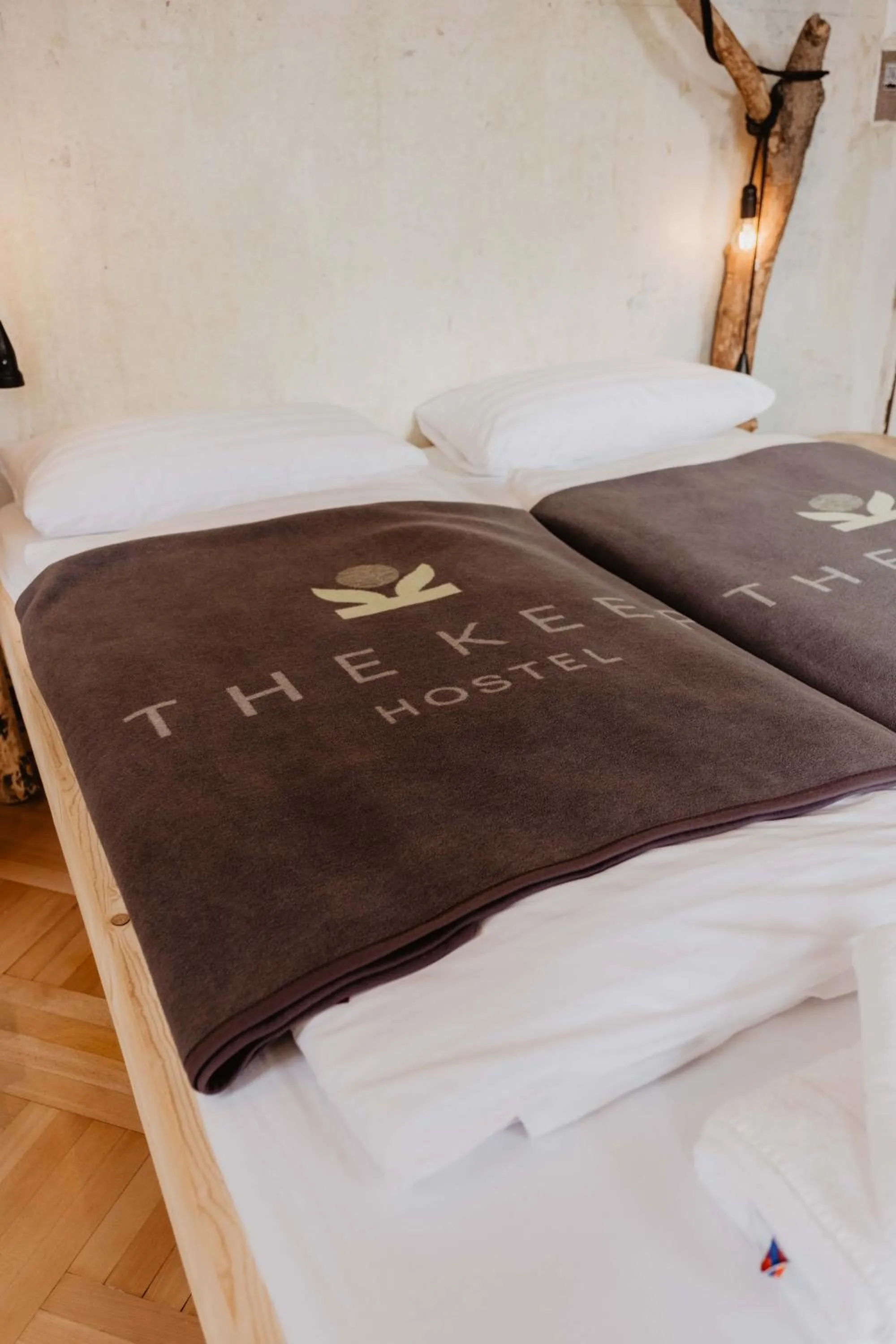 Bed in The Keep Eco Rooms