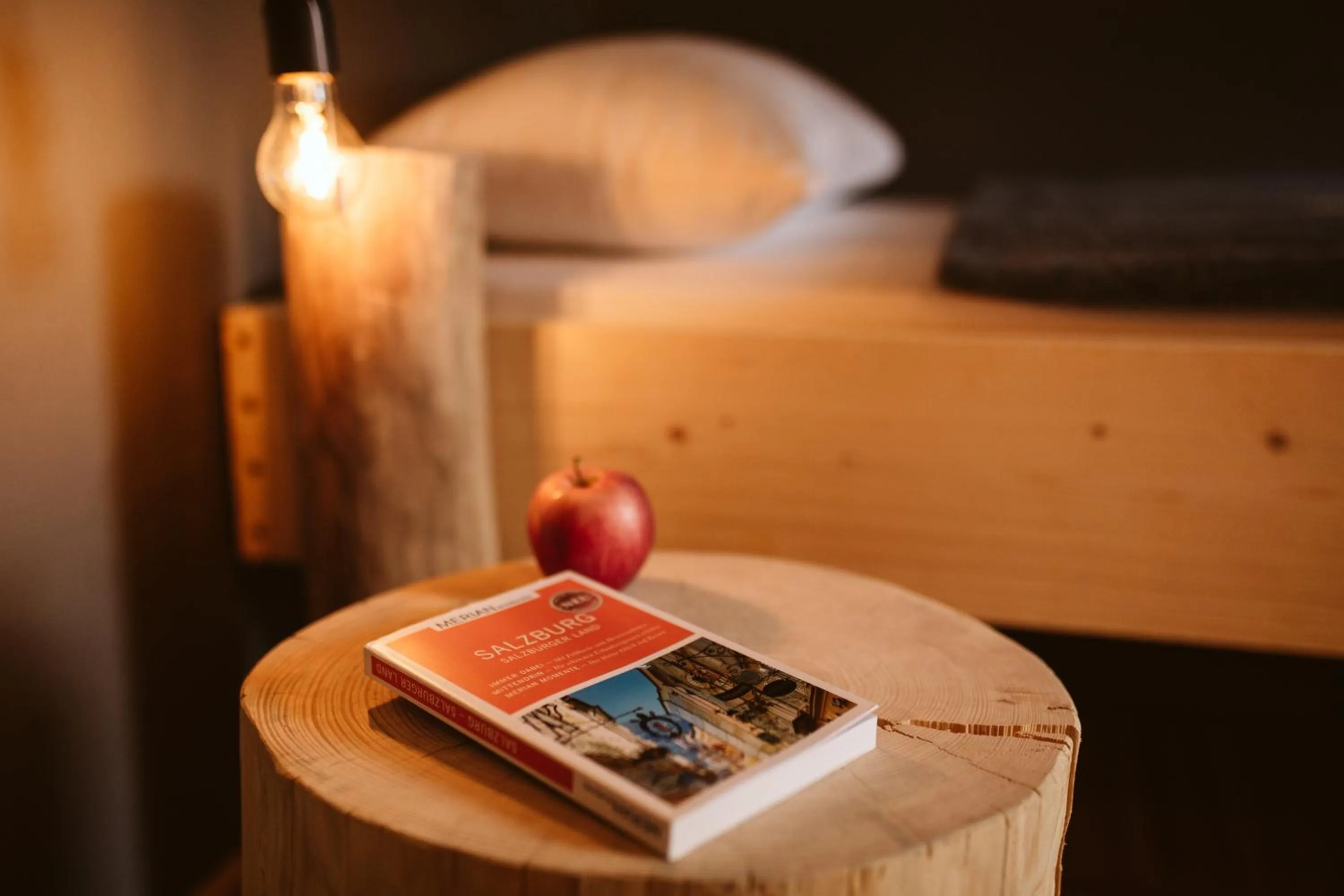 Decorative detail, Bed in The Keep Eco Rooms