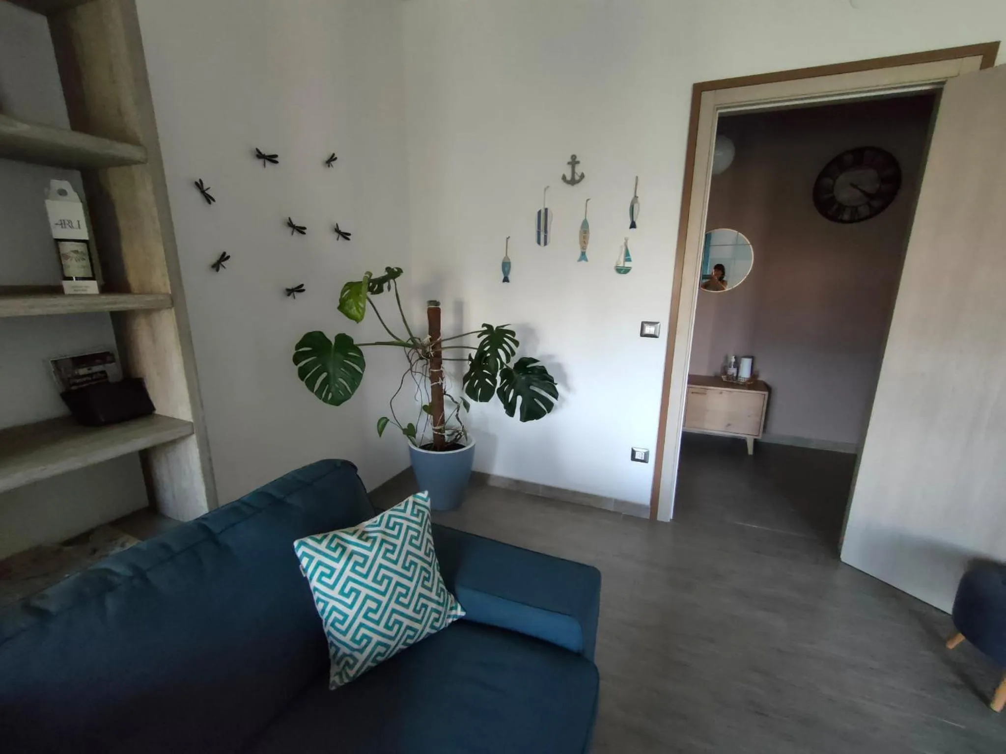 Communal lounge/ TV room in B&B Libellula