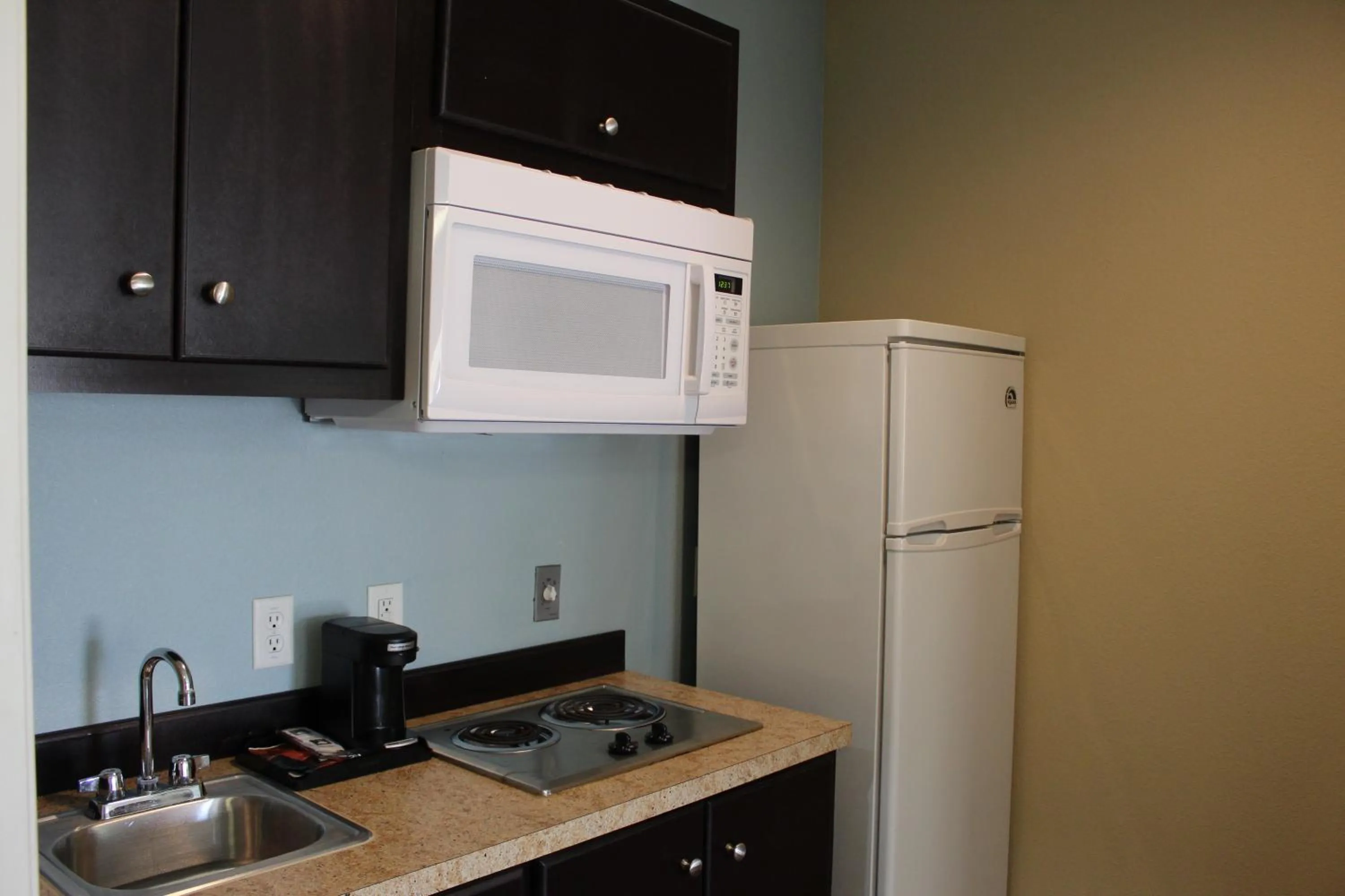 Kitchen or kitchenette in Horizon Inn & Suites
