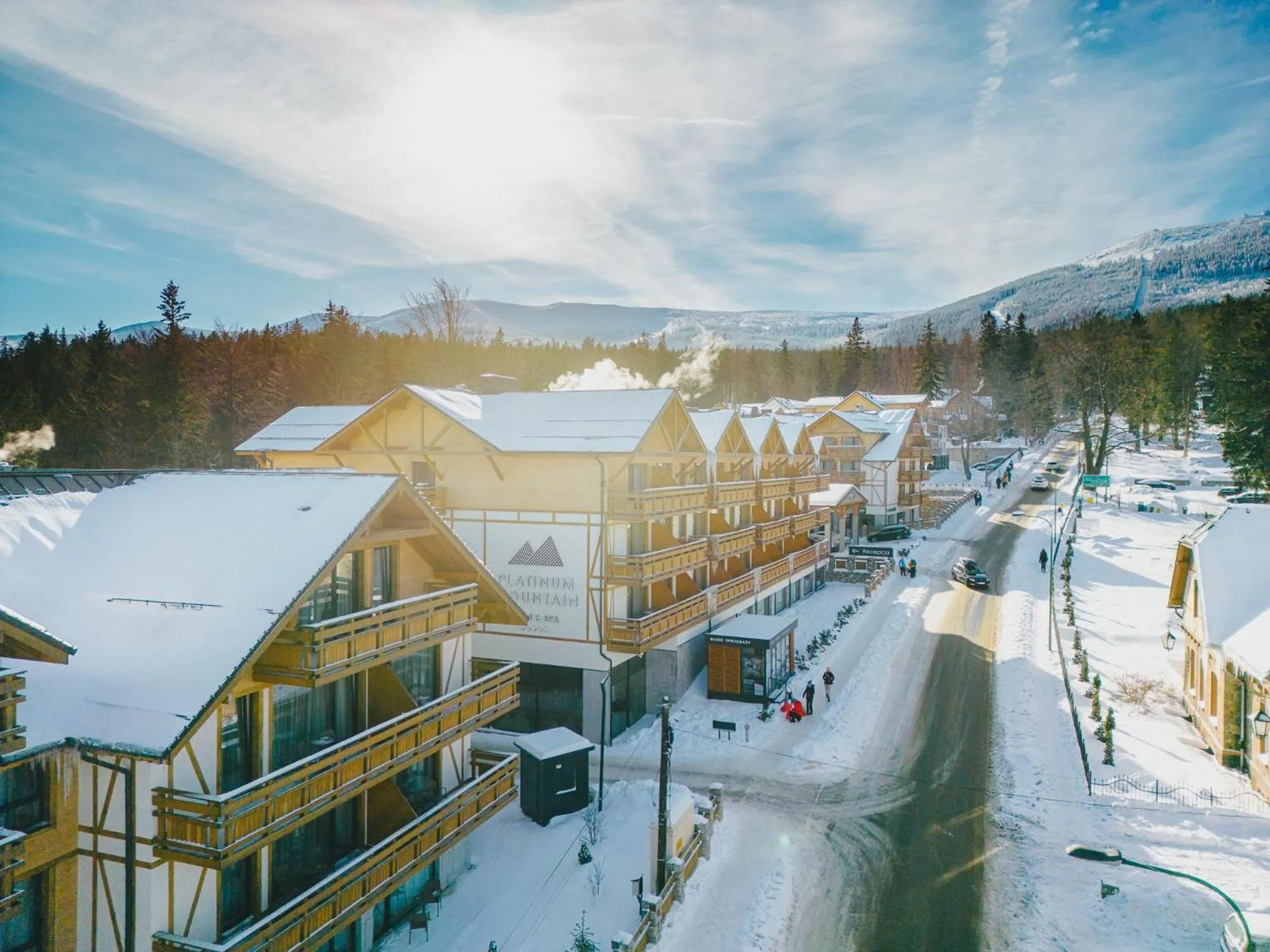 Property building in Platinum Mountain Hotel&SPA