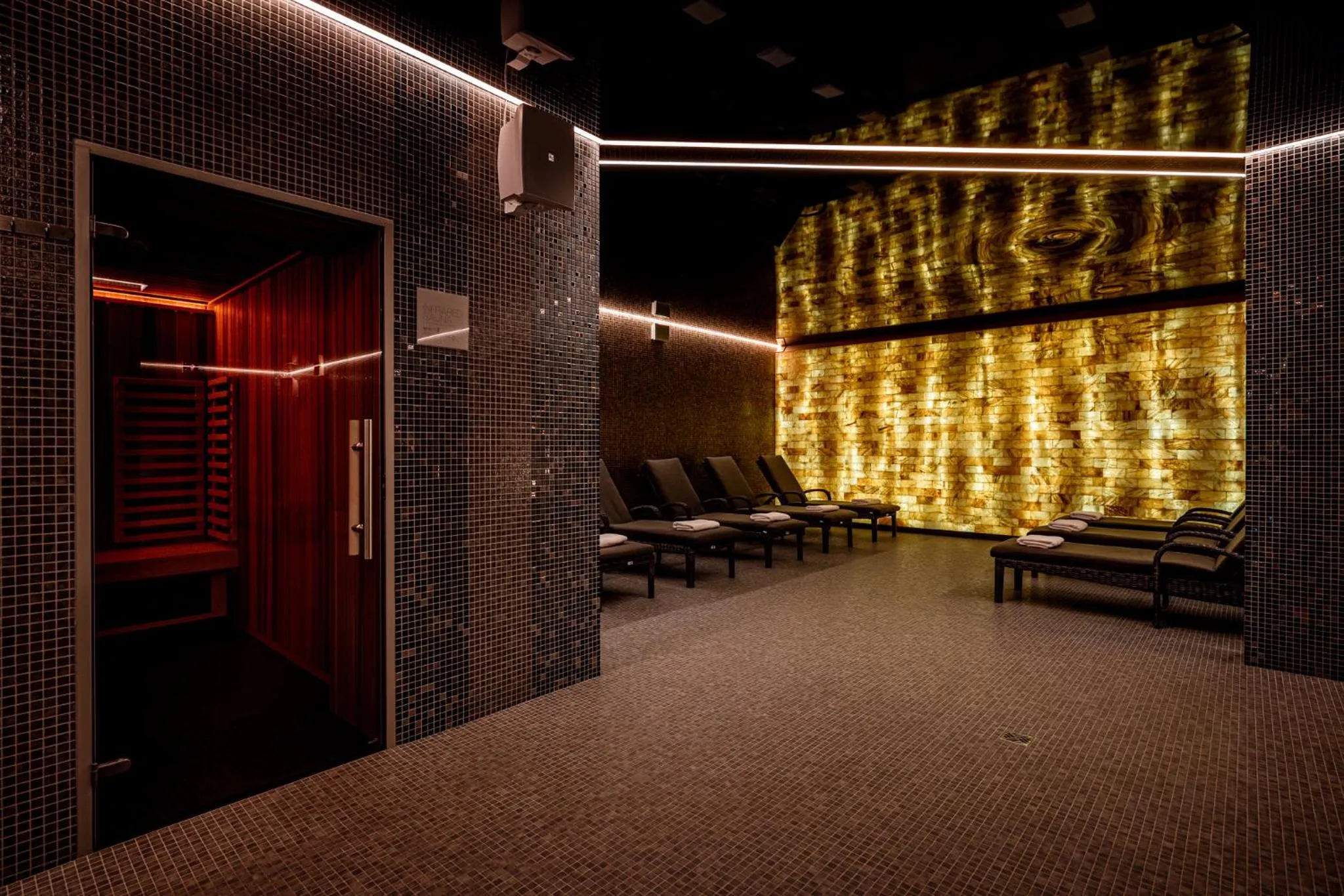 Sauna in Platinum Mountain Hotel&SPA