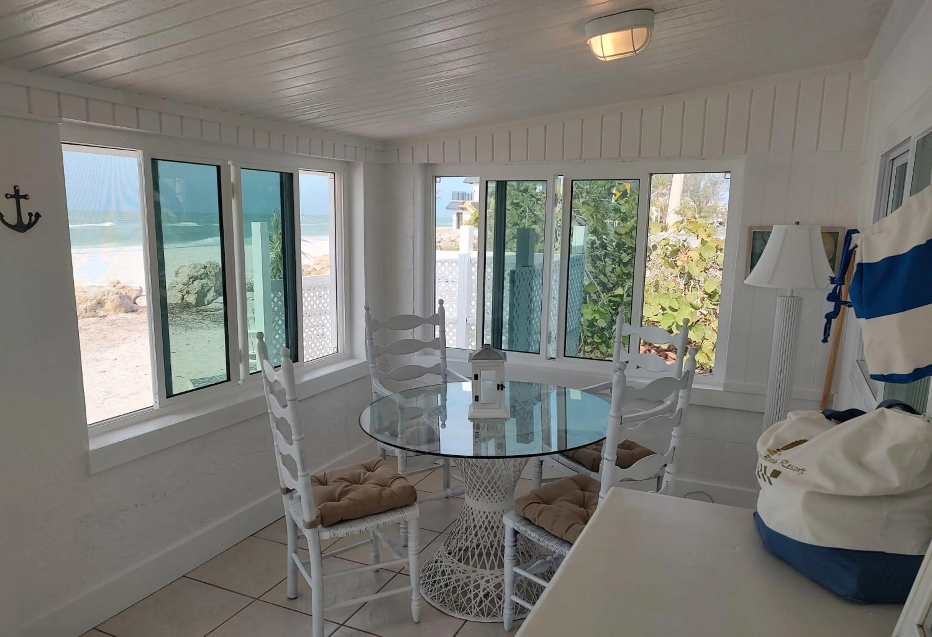 Patio in Bungalow Beach Resort