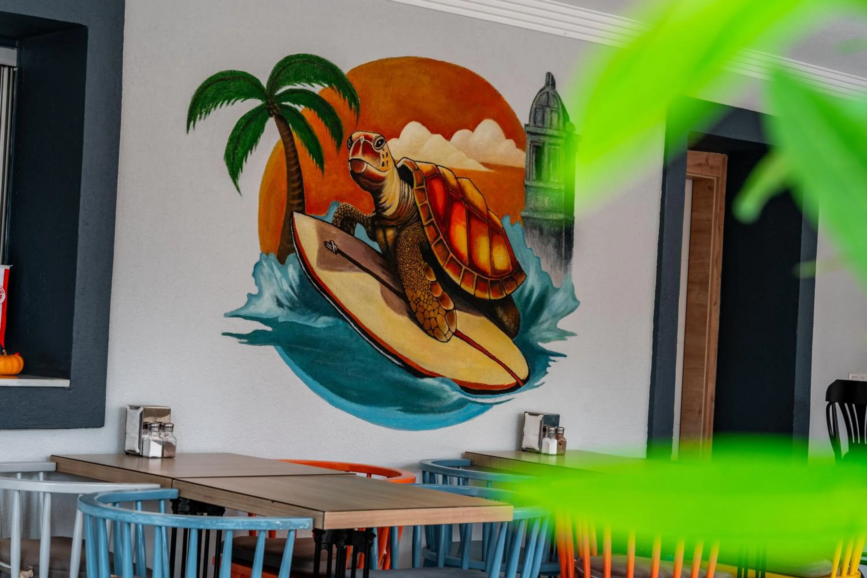 Decorative detail in İsinda Pansiyon