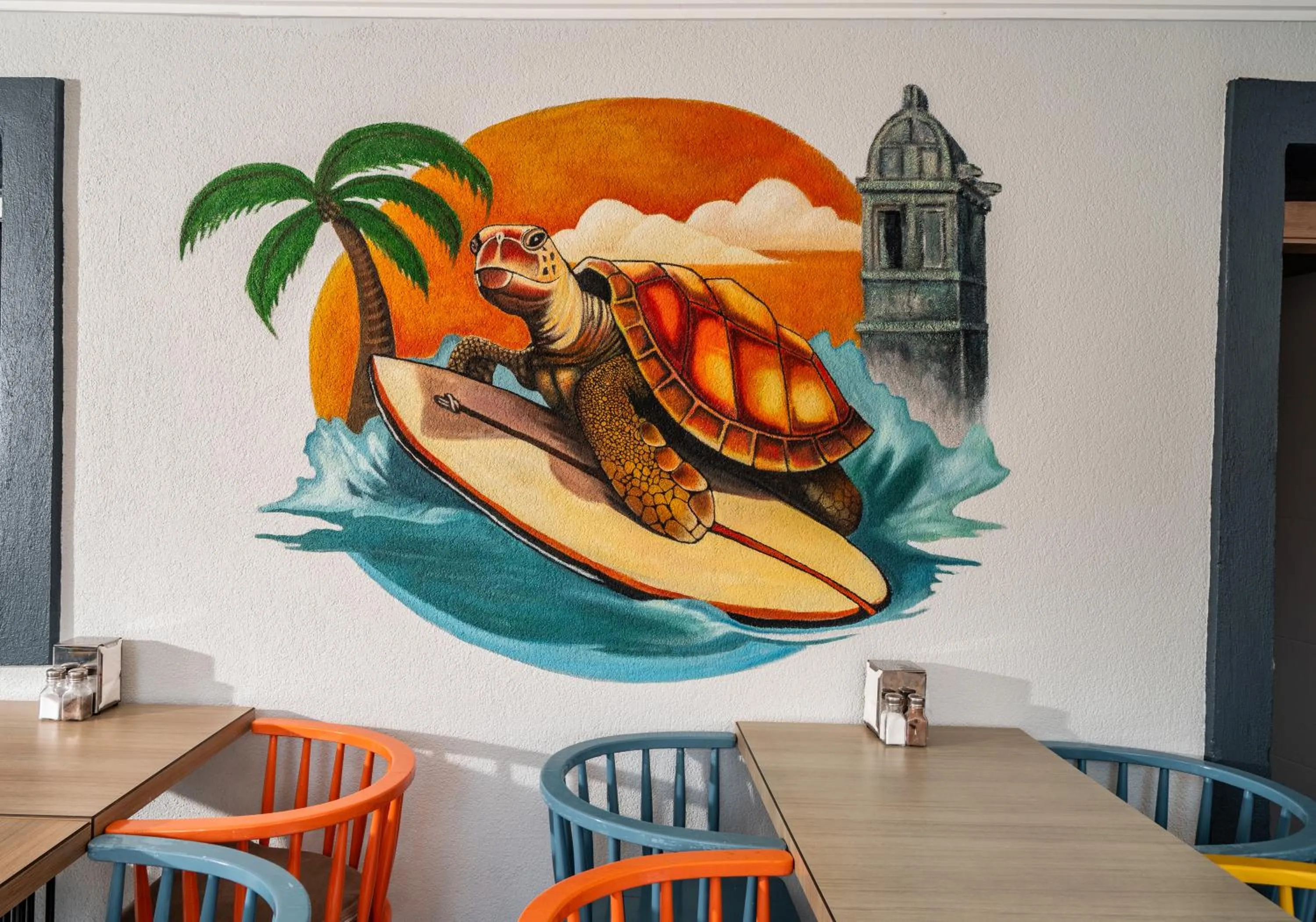 Decorative detail in İsinda Pansiyon