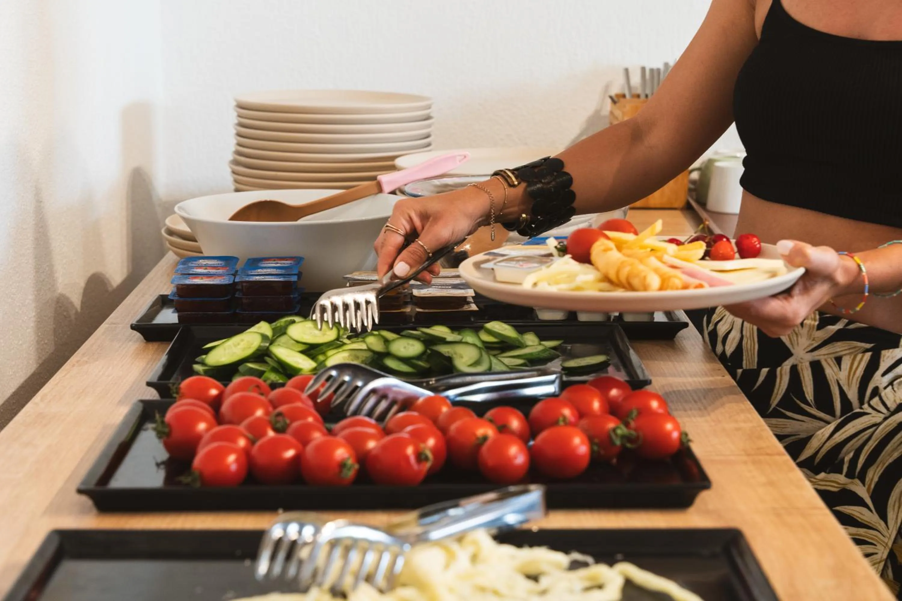 Buffet breakfast in İsinda Pansiyon