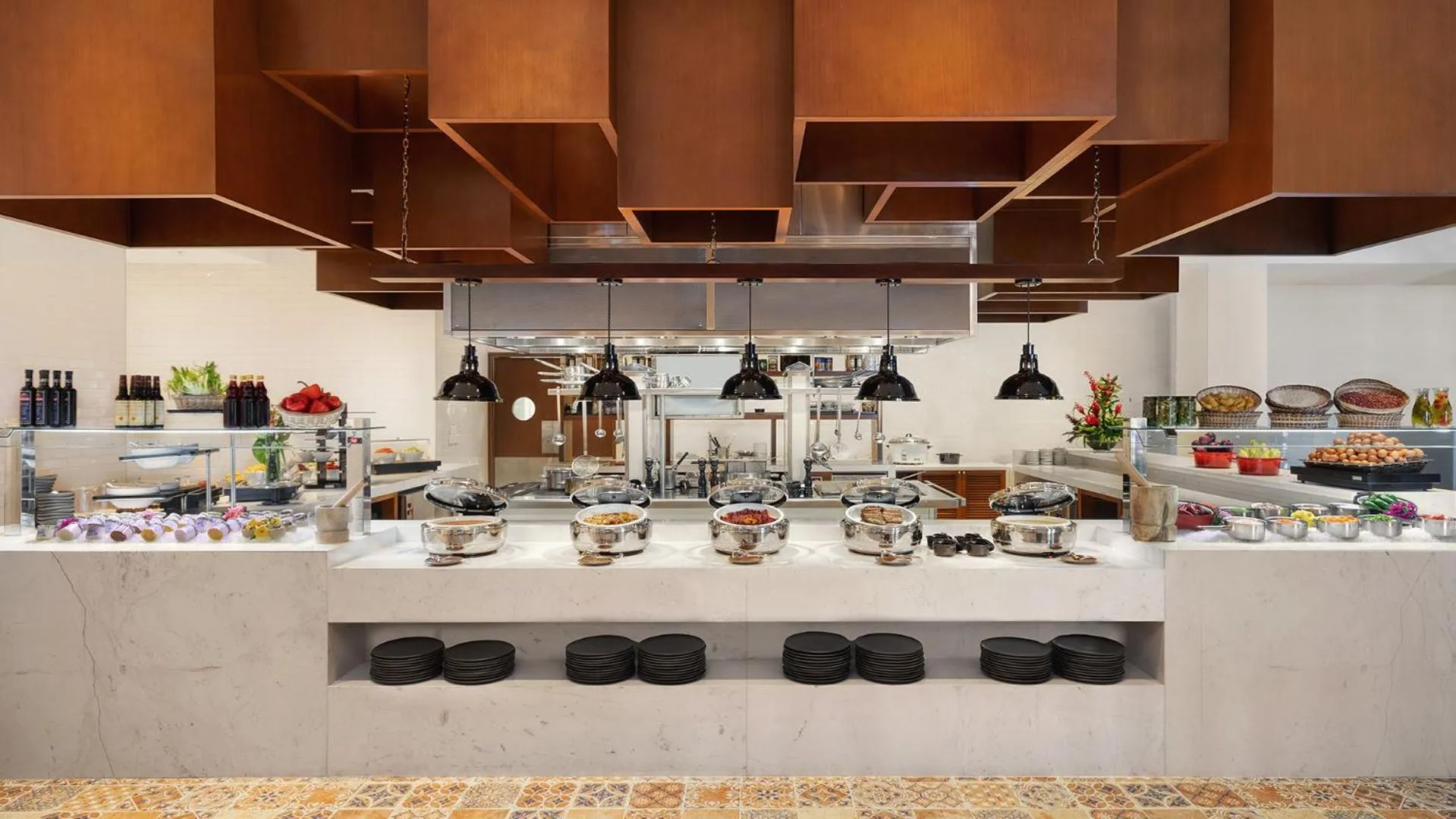 Buffet breakfast in InterContinental Dominica Cabrits Resort & Spa by IHG