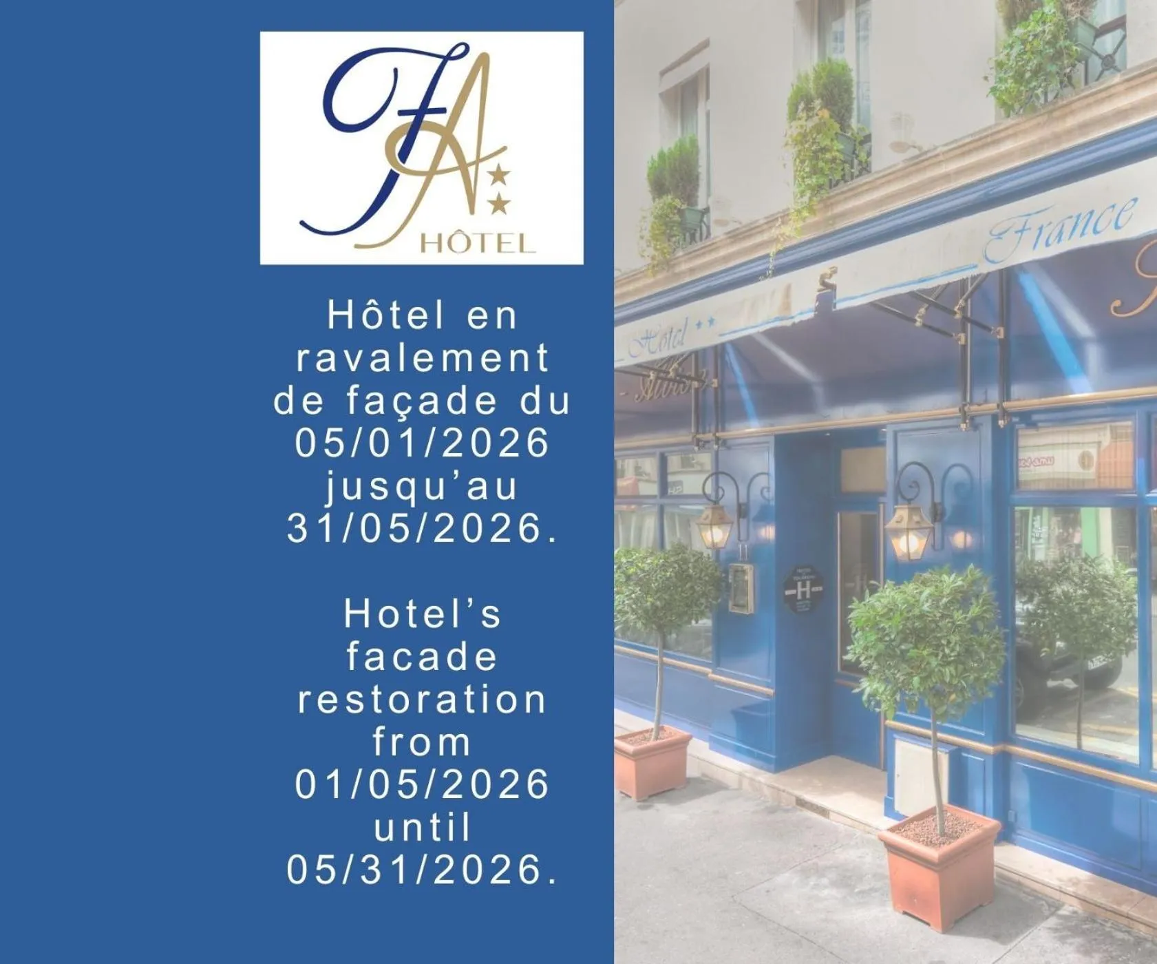 Property logo or sign in Hotel France Albion