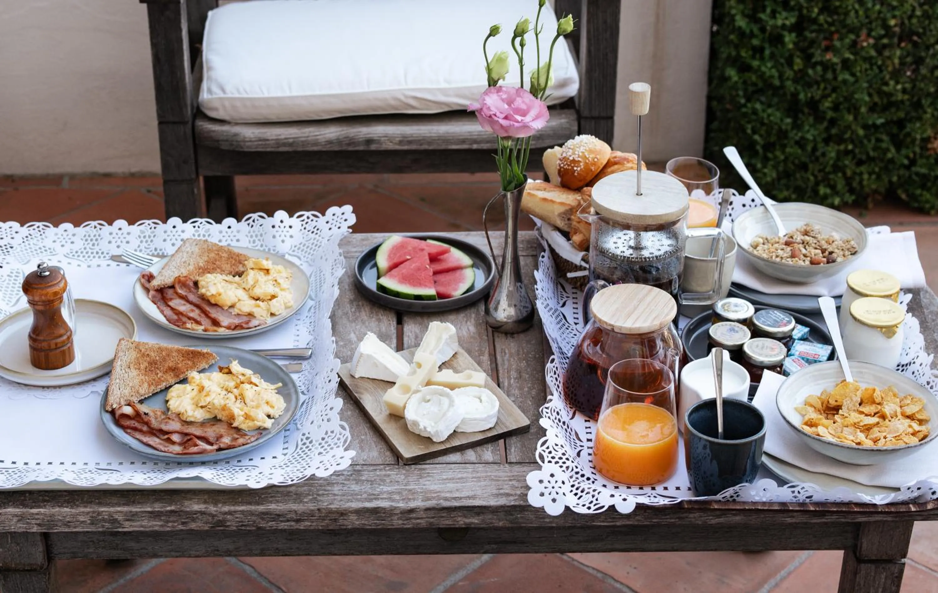 Breakfast in Les Vergers de Saint Paul