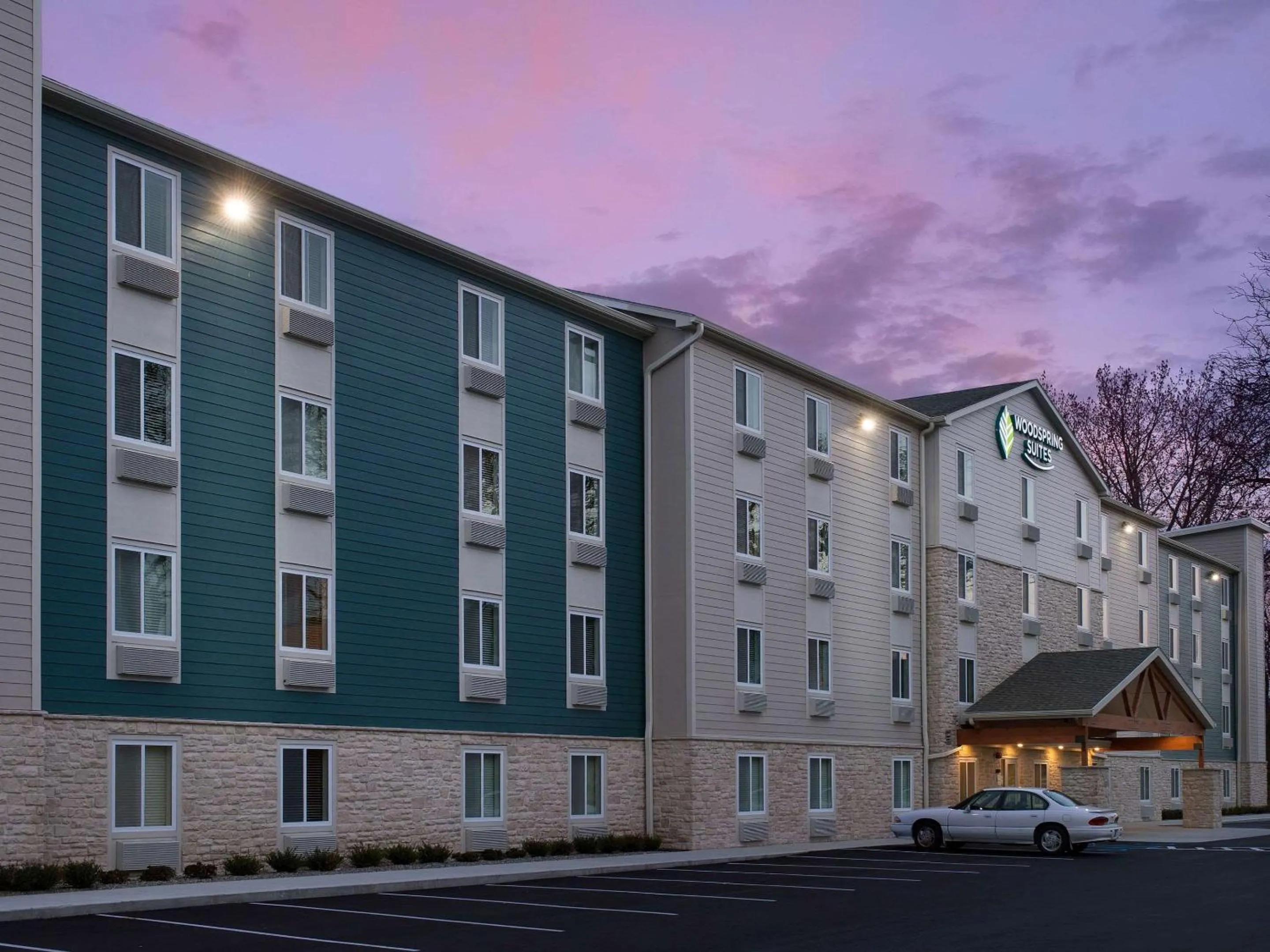 Property building in LikeHome Extended Stay Hotel Columbus