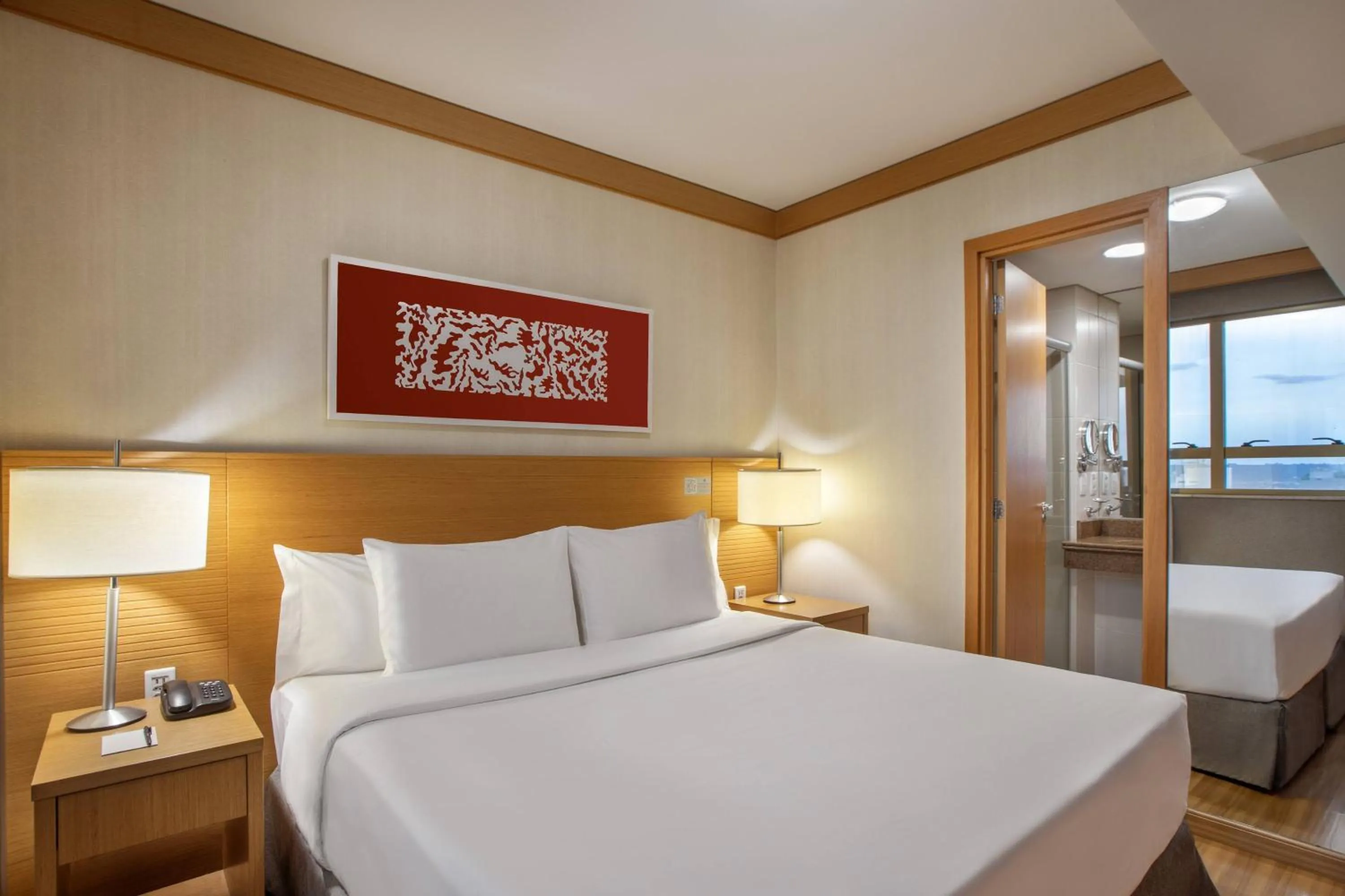 Property building, Bed in Hotel Brasil 21 Convention Affiliated by Meliá