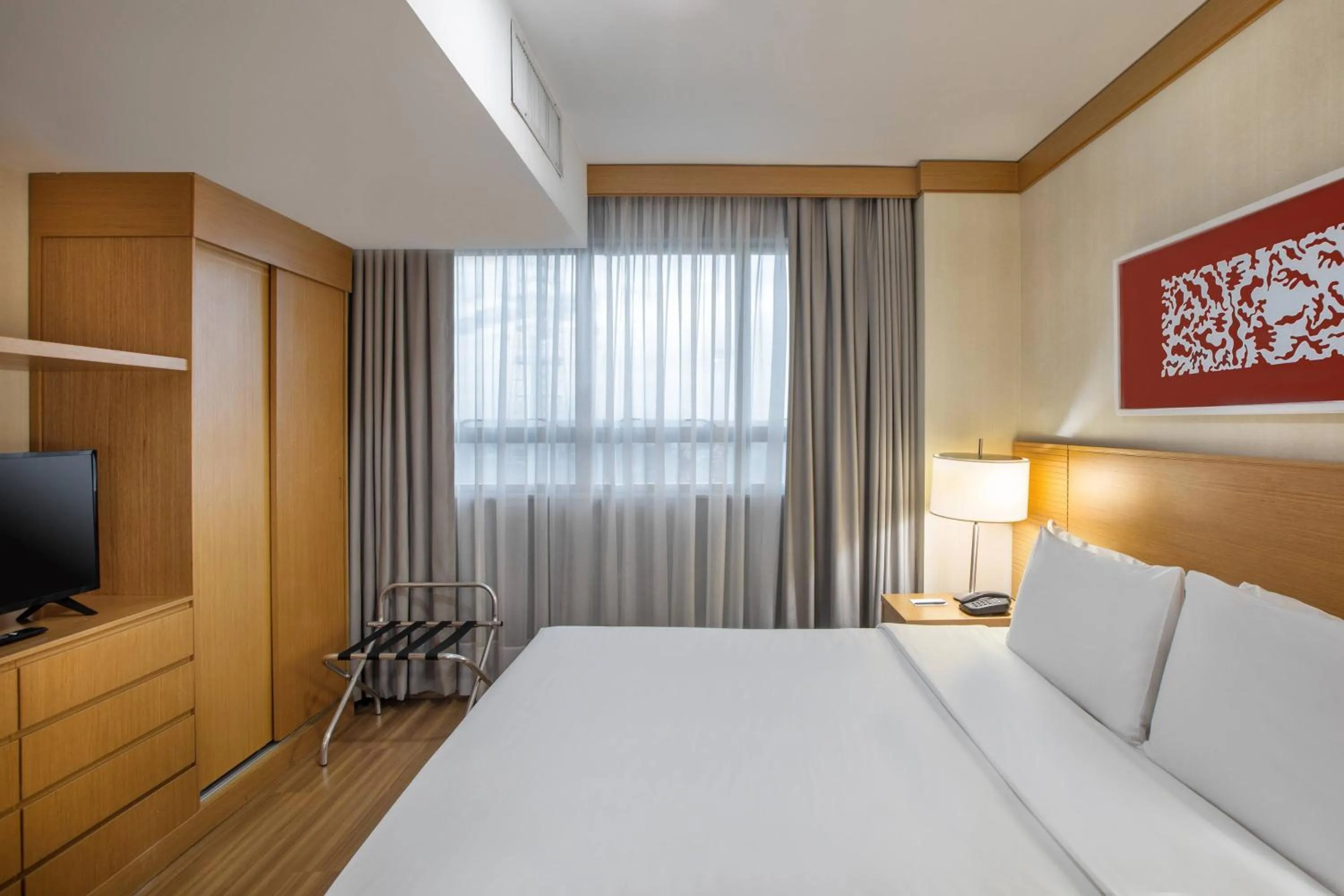 Property building, Bed in Hotel Brasil 21 Convention Affiliated by Meliá