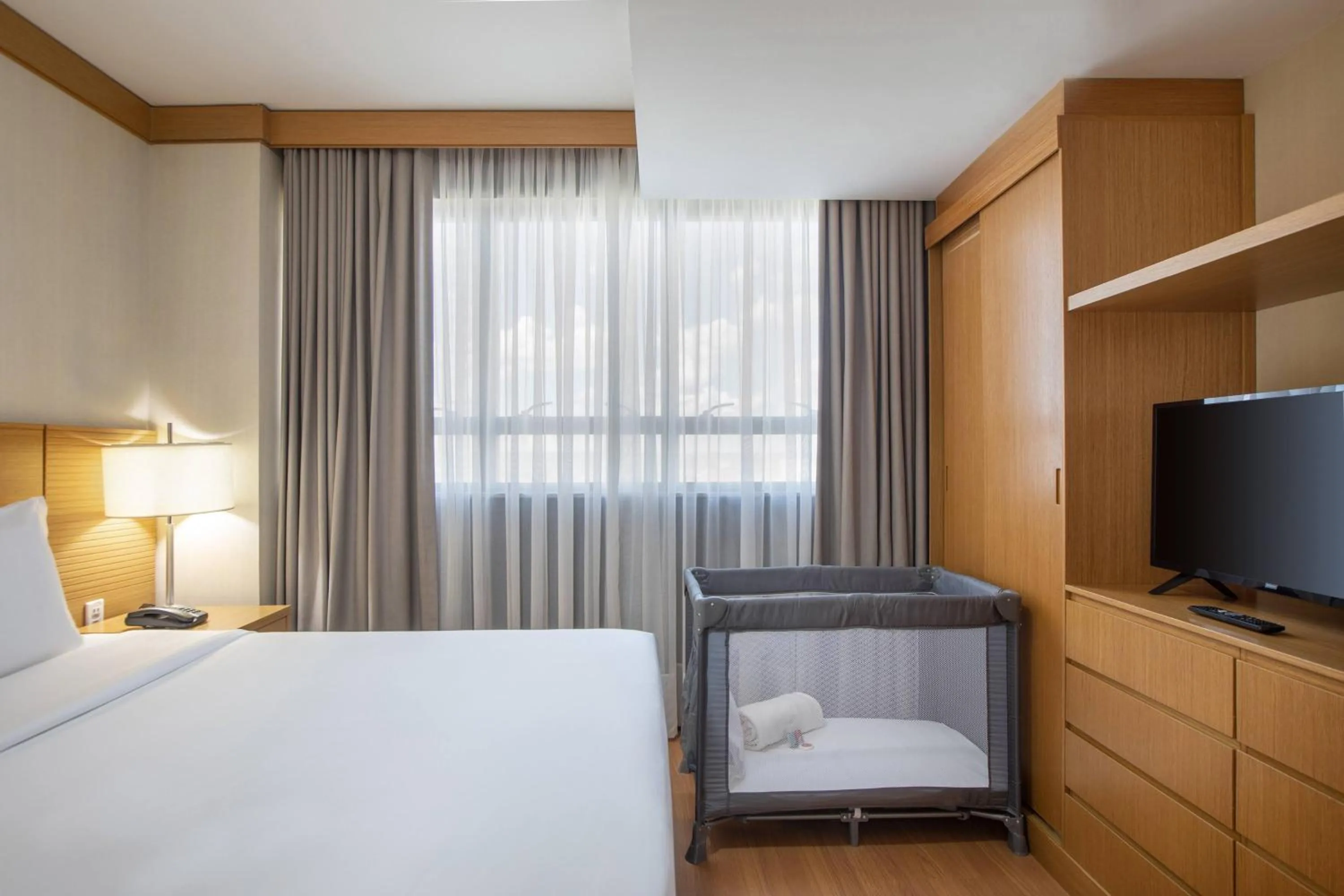 Bed in Hotel Brasil 21 Convention Affiliated by Meliá