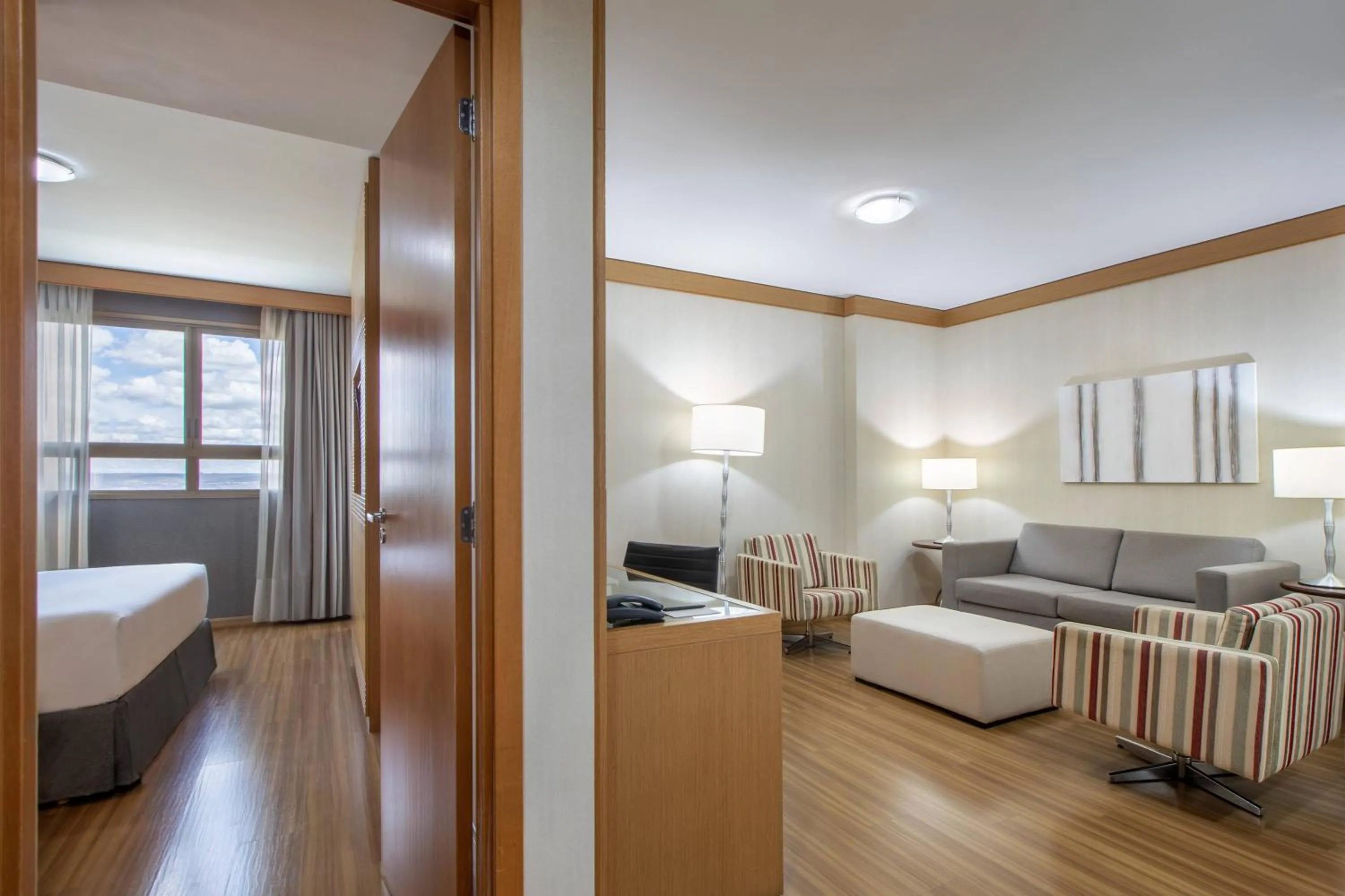 Bed in Hotel Brasil 21 Convention Affiliated by Meliá