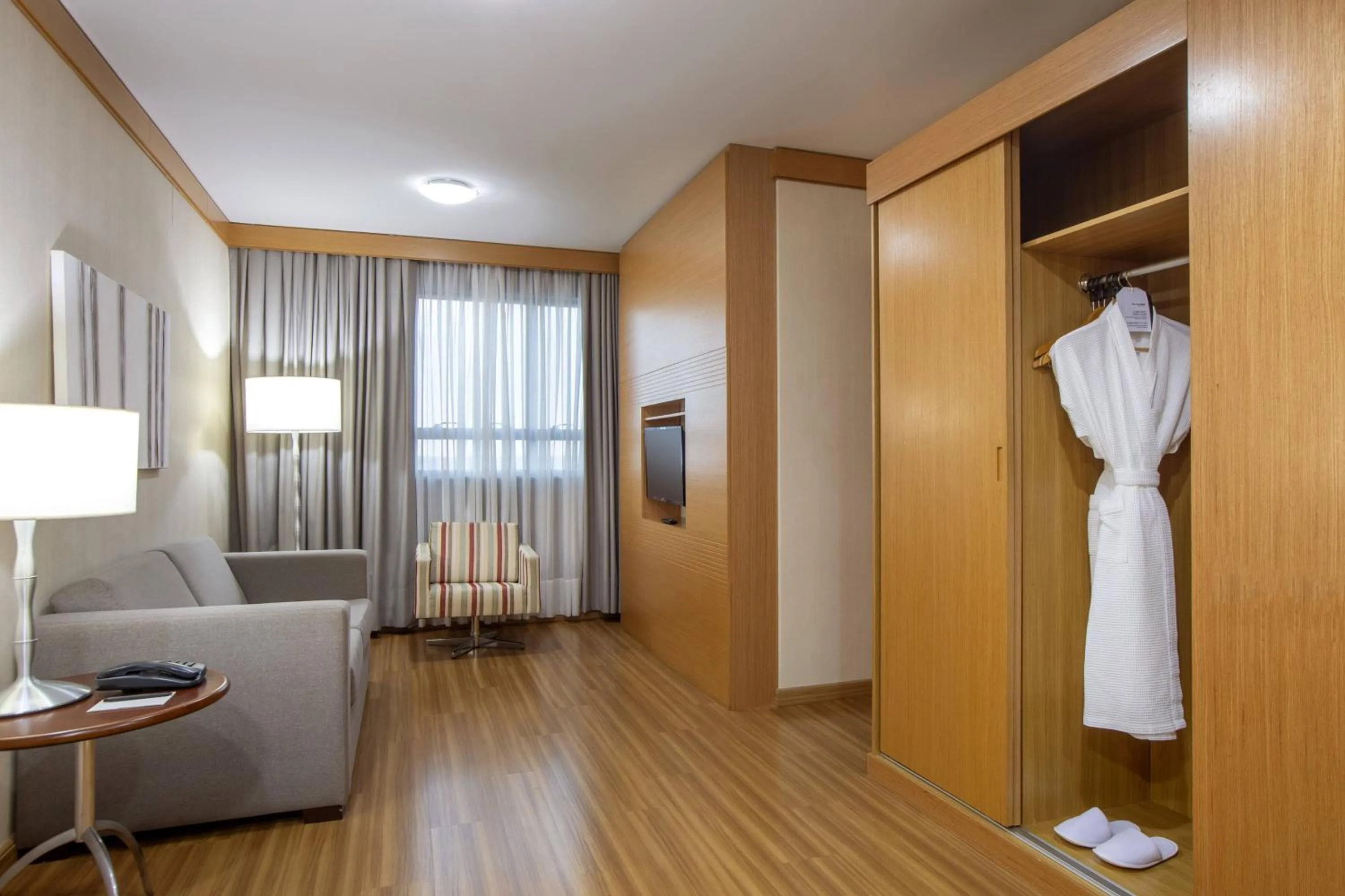 Bed in Hotel Brasil 21 Convention Affiliated by Meliá