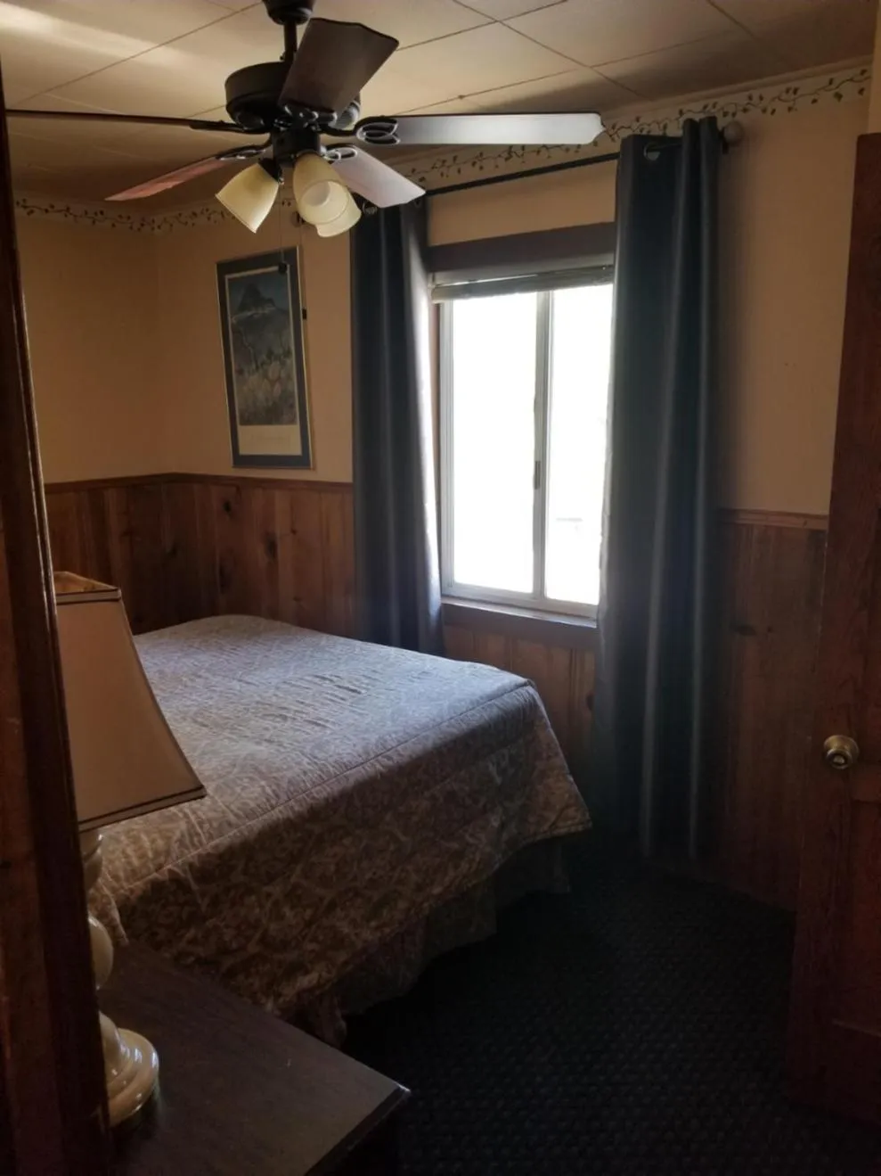 Bed in Timberline Lodge