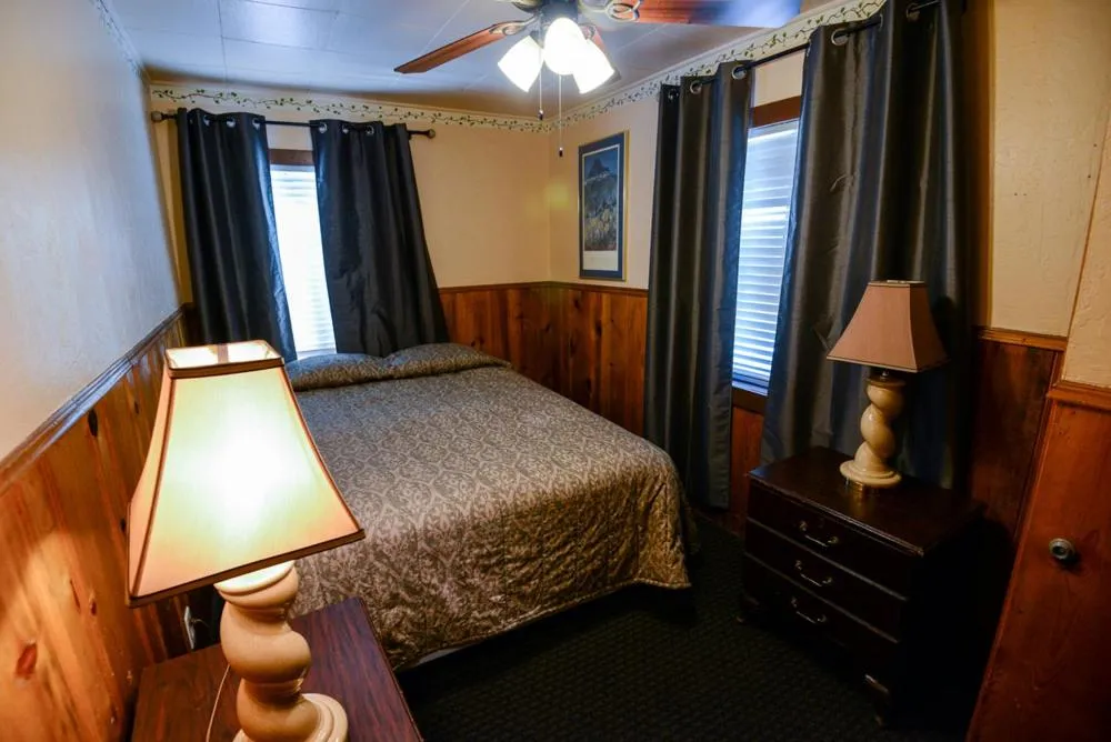 Bed in Timberline Lodge
