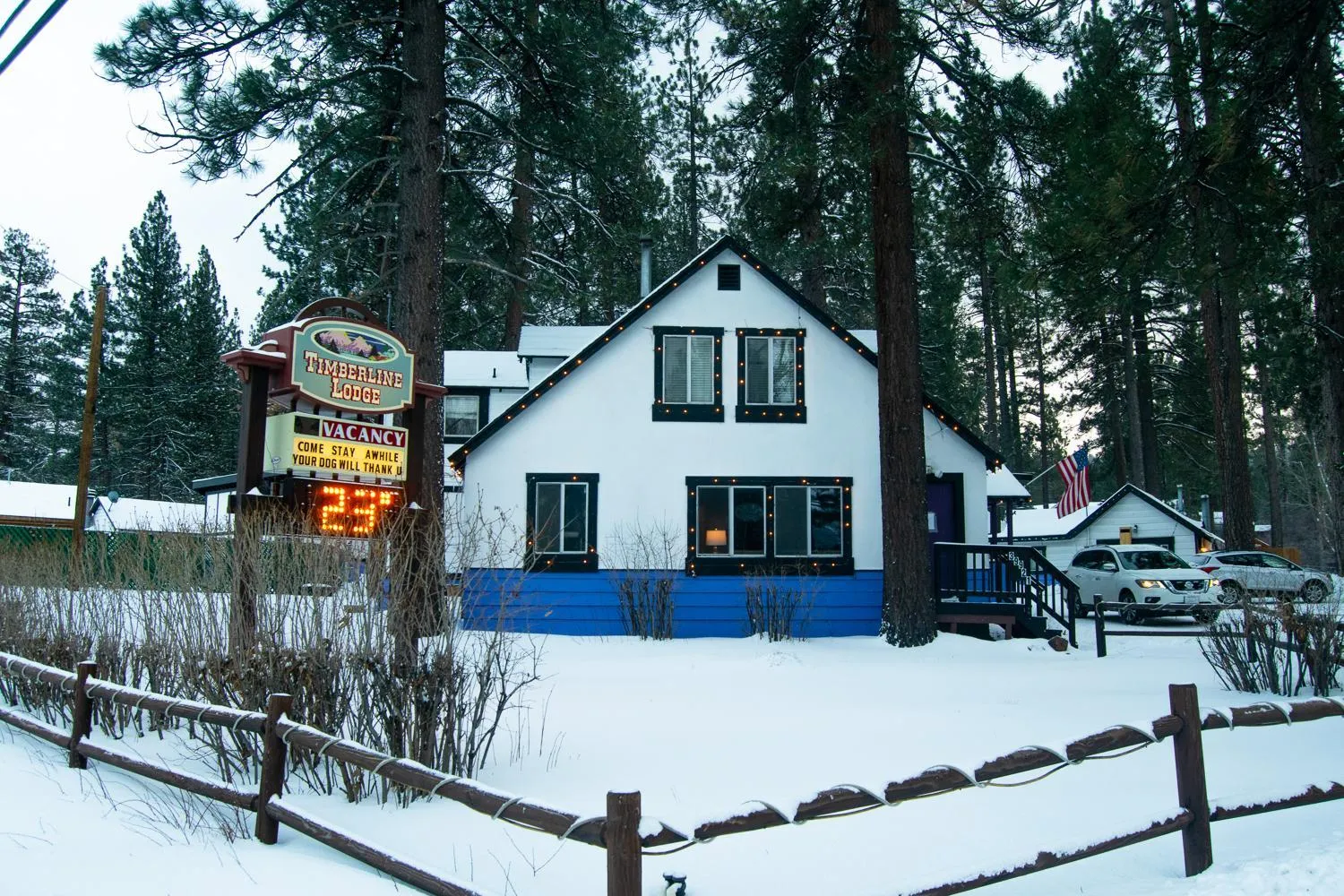 Property building in Timberline Lodge