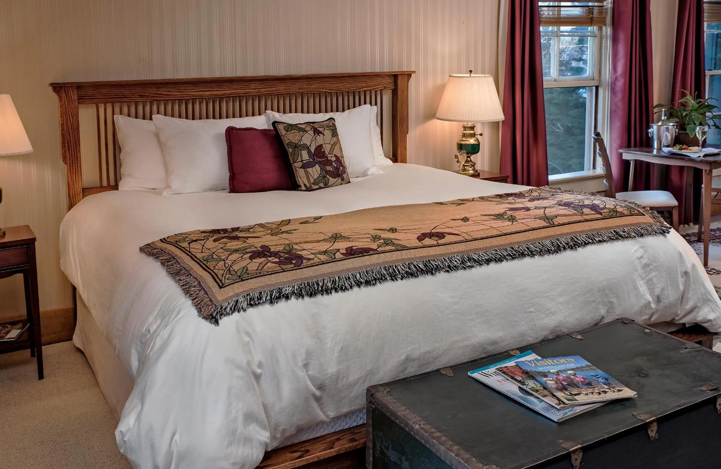 Bed in McCloud Hotel