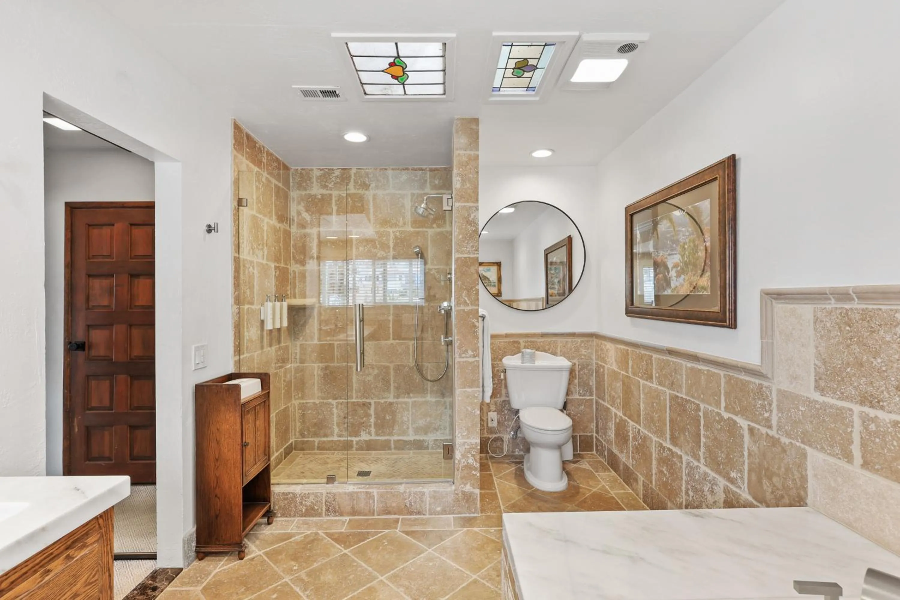 Shower in Catalina Courtyard Suites