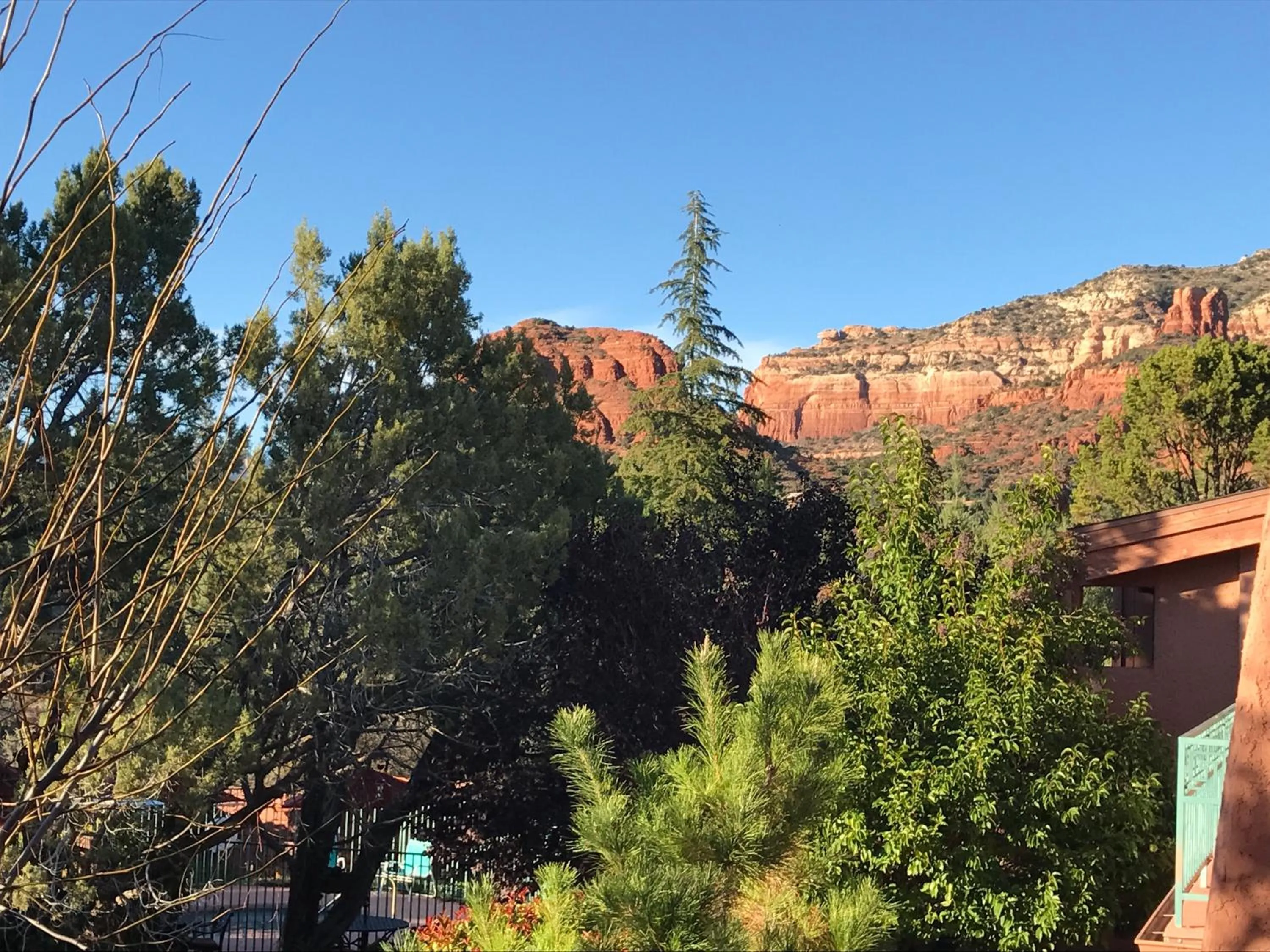 Mountain view in Casa Sedona Inn